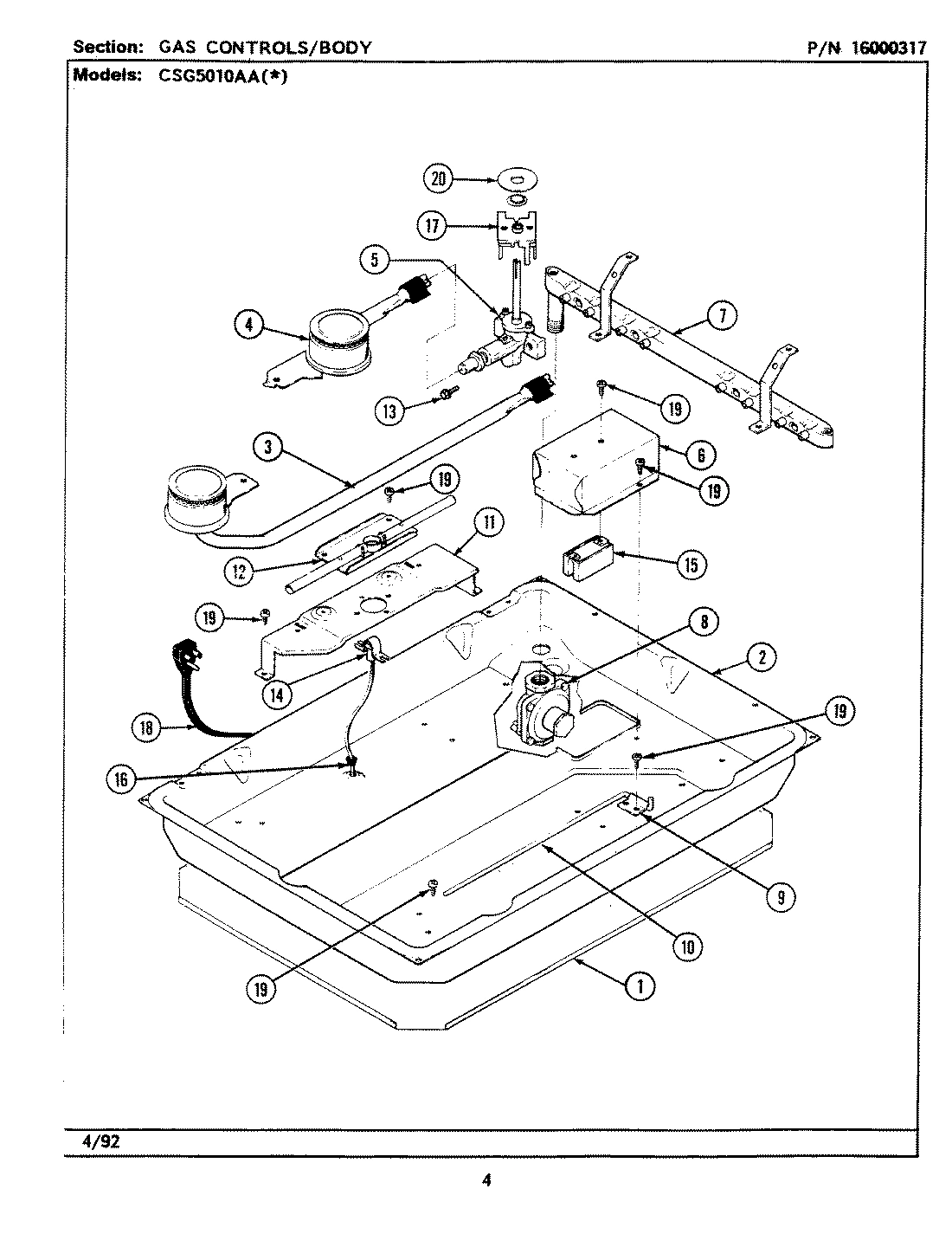 01 - GAS CONTROLS/BODY
