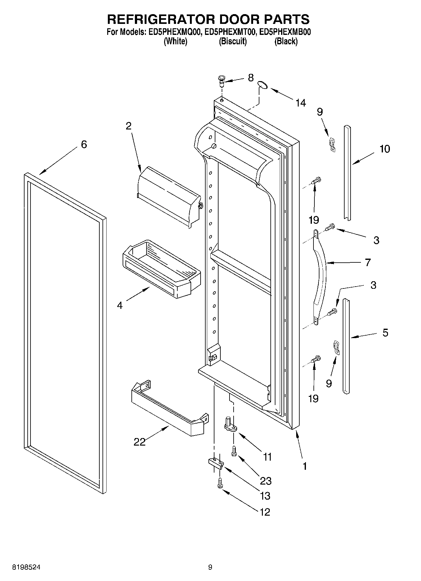 06 - REFRIGERATOR DOOR PARTS