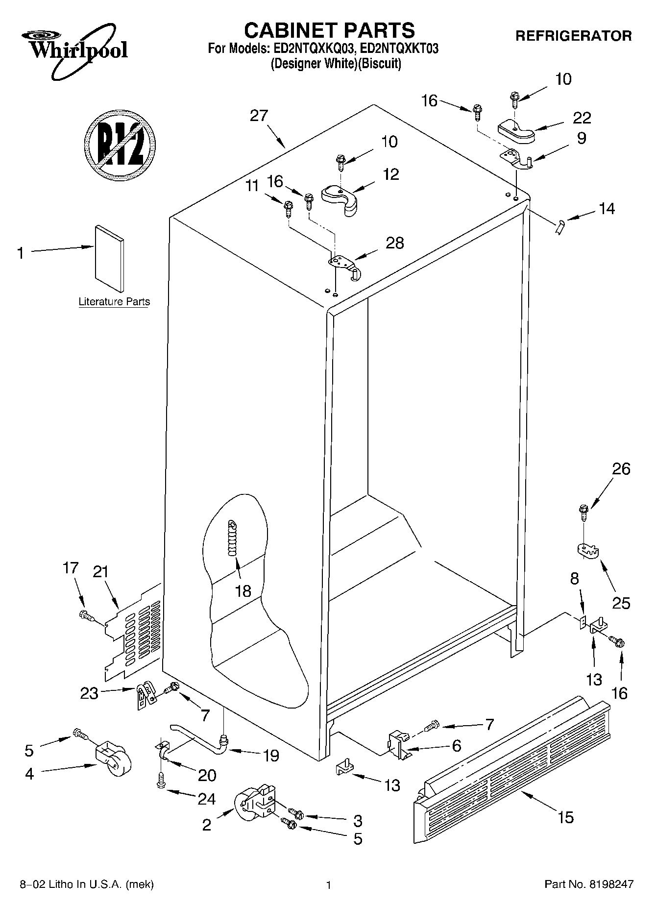 01 - CABINET, LITERATURE