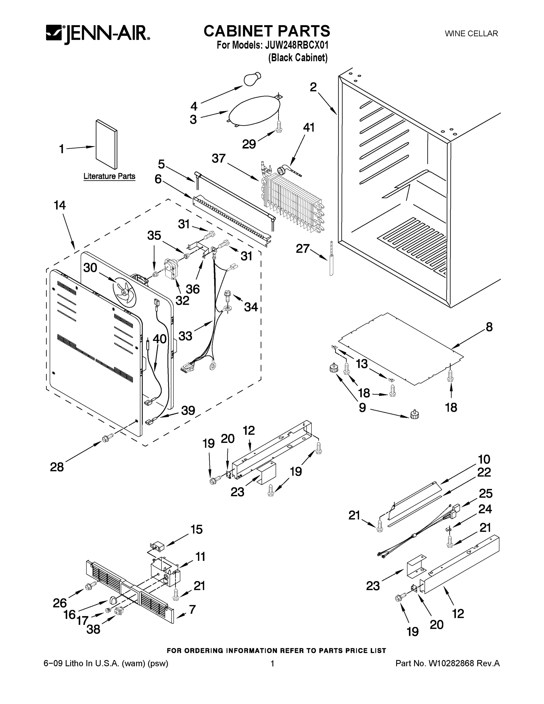 01 - CABINET PARTS