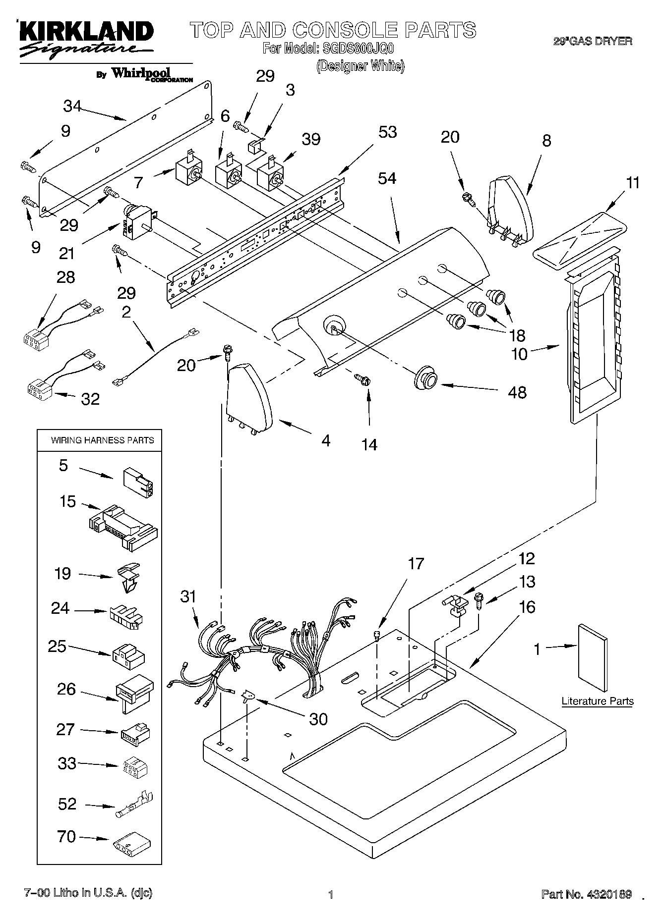 01 - TOP AND CONSOLE, LIT/OPTIONAL