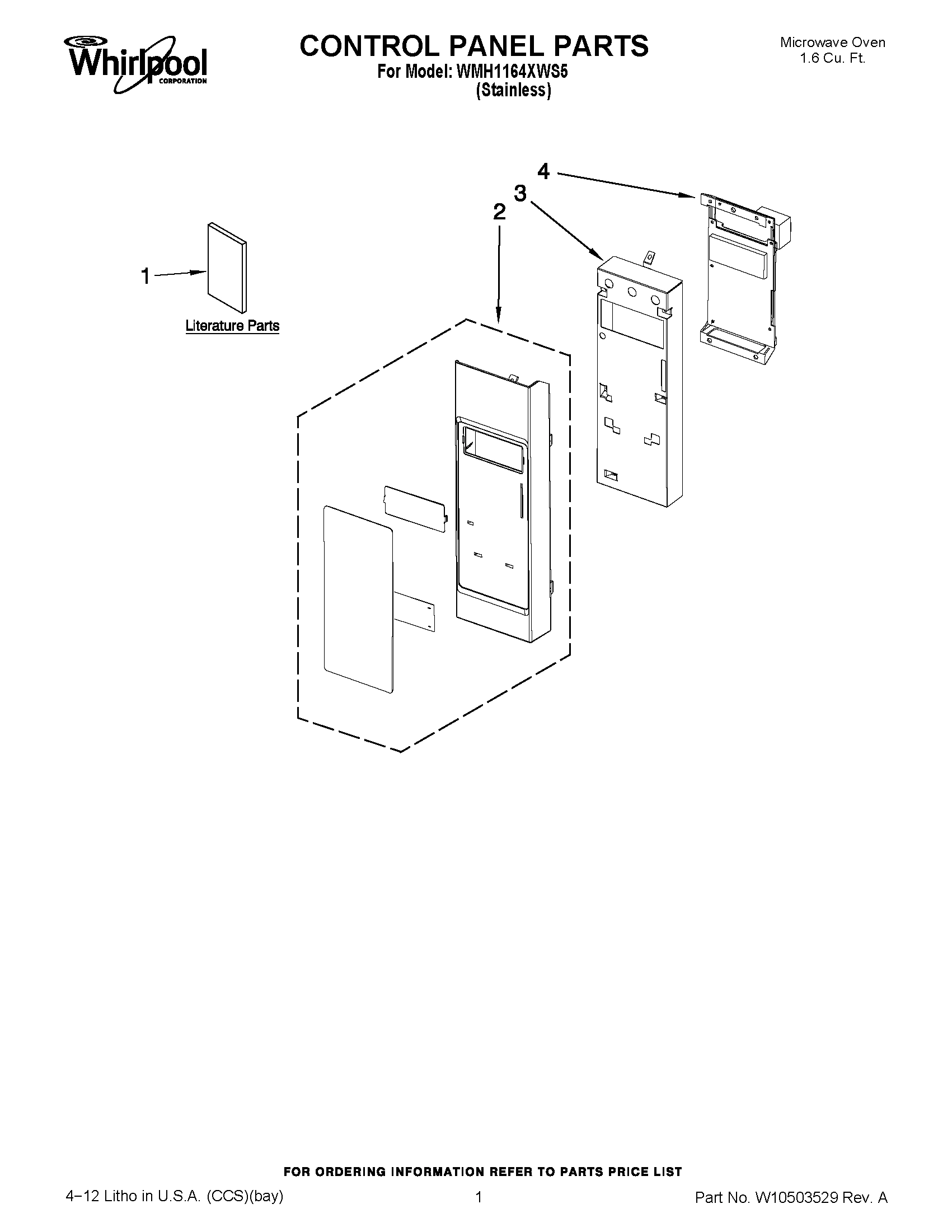 01 - CONTROL PANEL PARTS