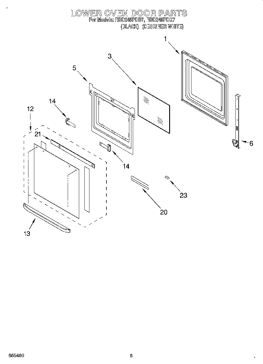 03 - LOWER OVEN DOOR