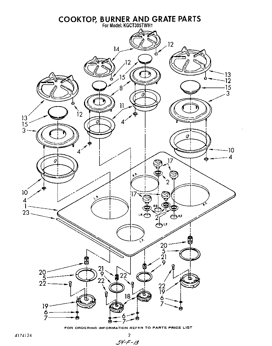 02 - COOKTOP BURNER AND GRATE