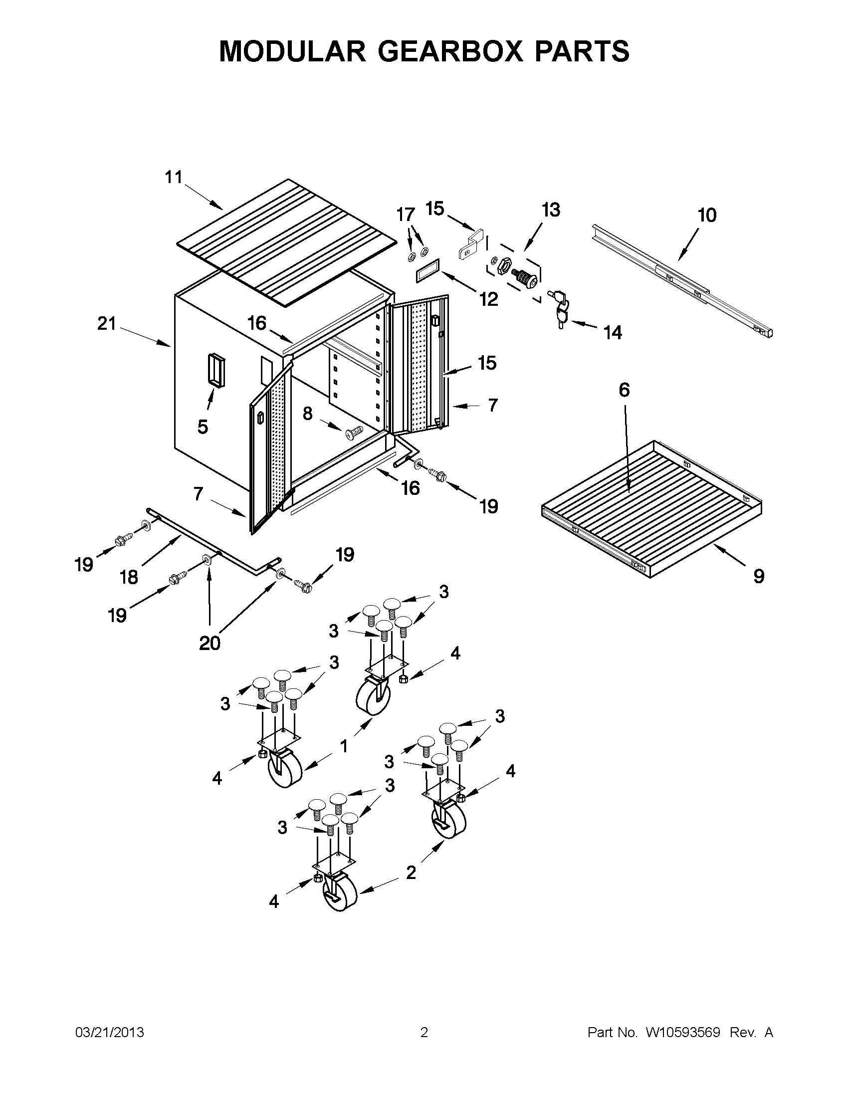 01 - MODULAR GEARBOX PARTS