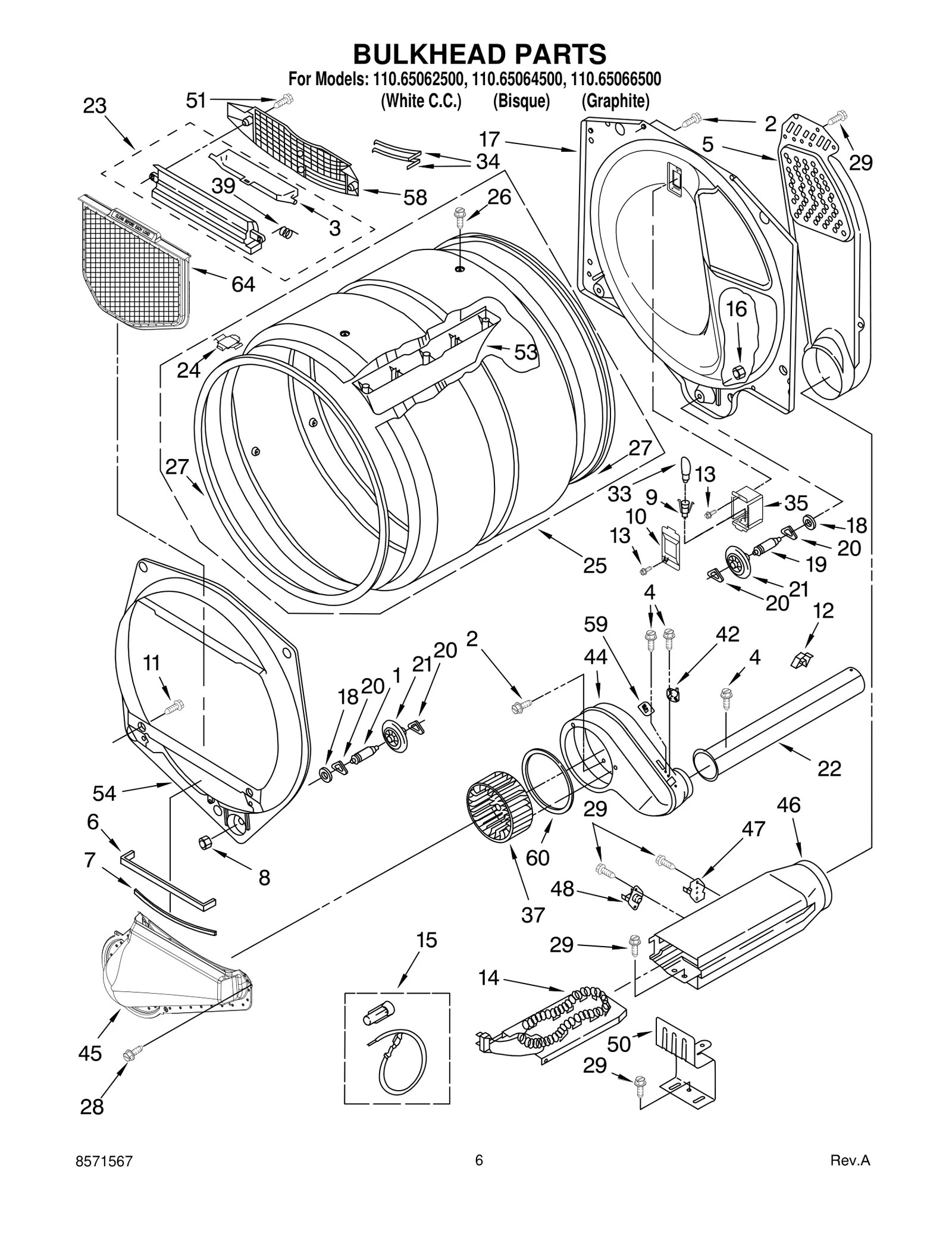 BULKHEAD PARTS