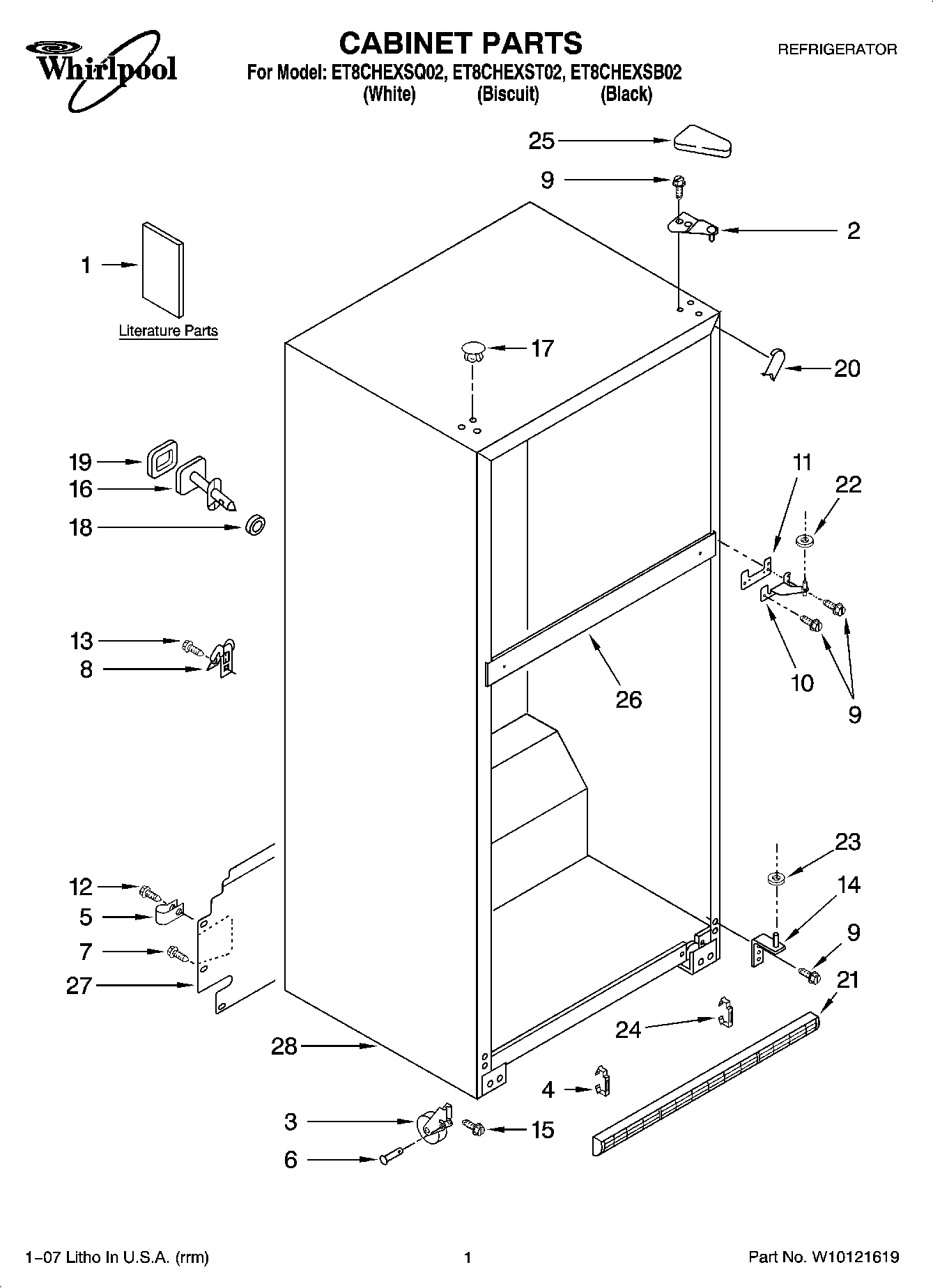 01 - CABINET PARTS