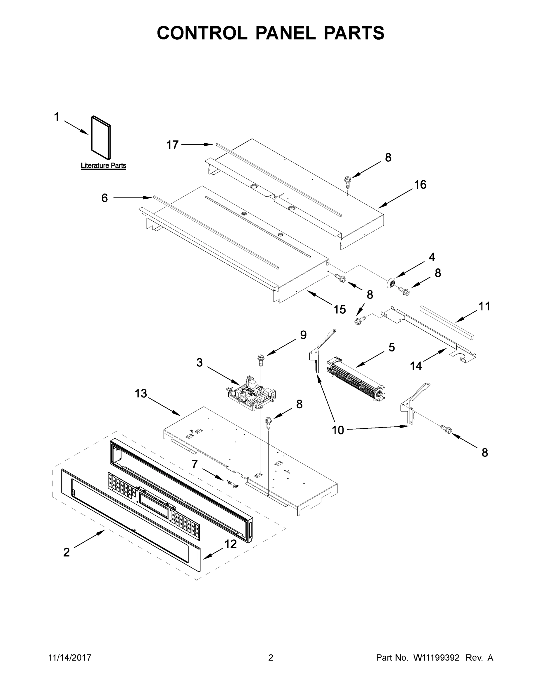 02 - CONTROL PANEL PARTS
