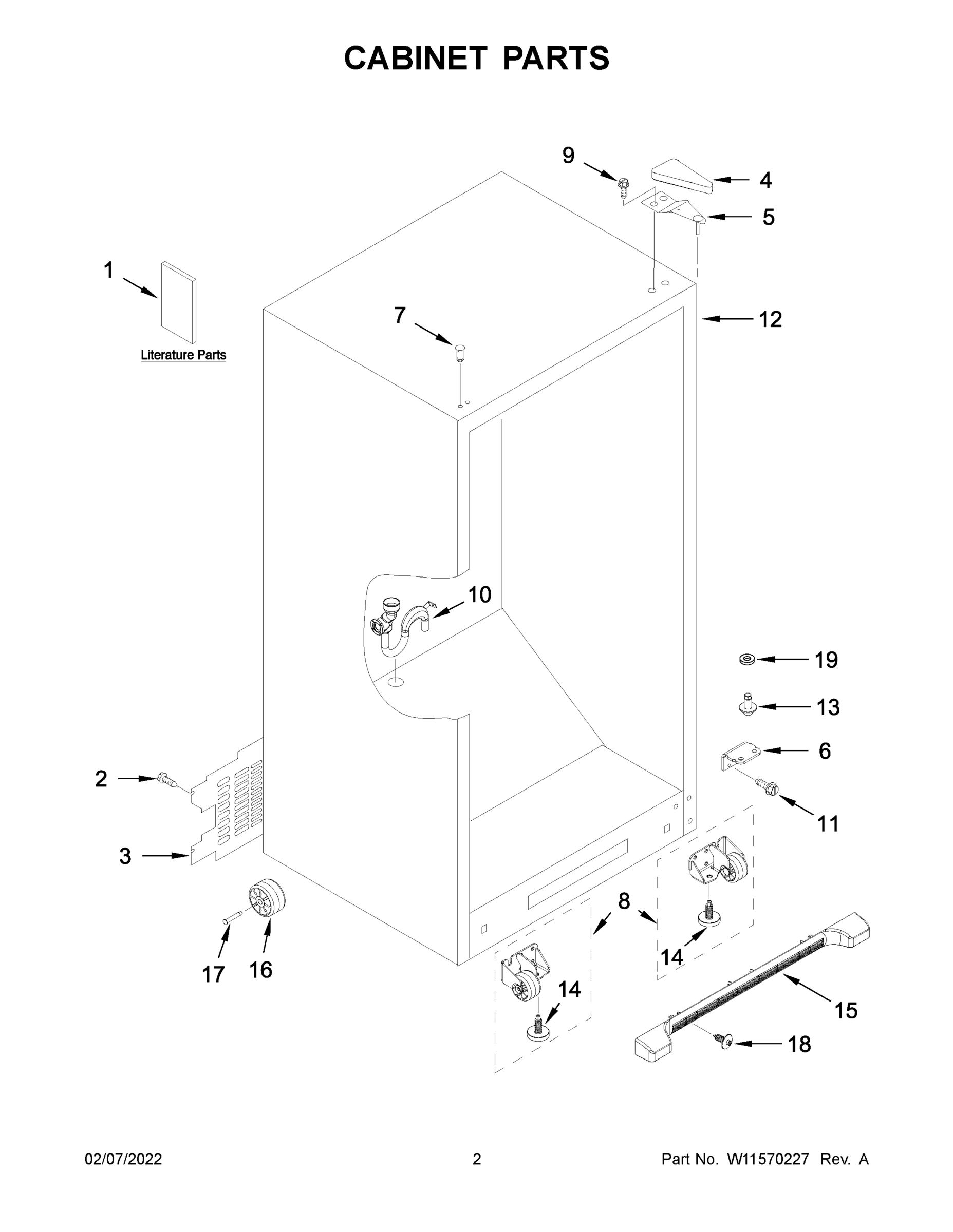 02 - CABINET PARTS