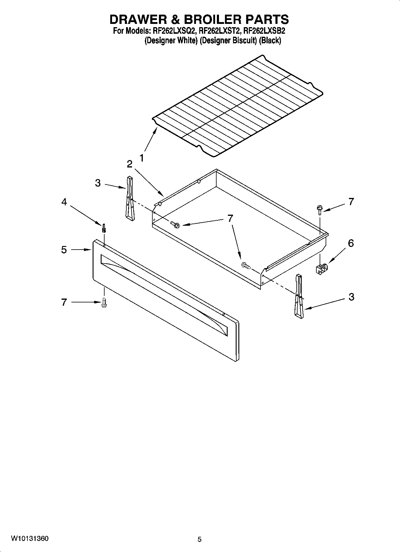 04 - DRAWER & BROILER PARTS