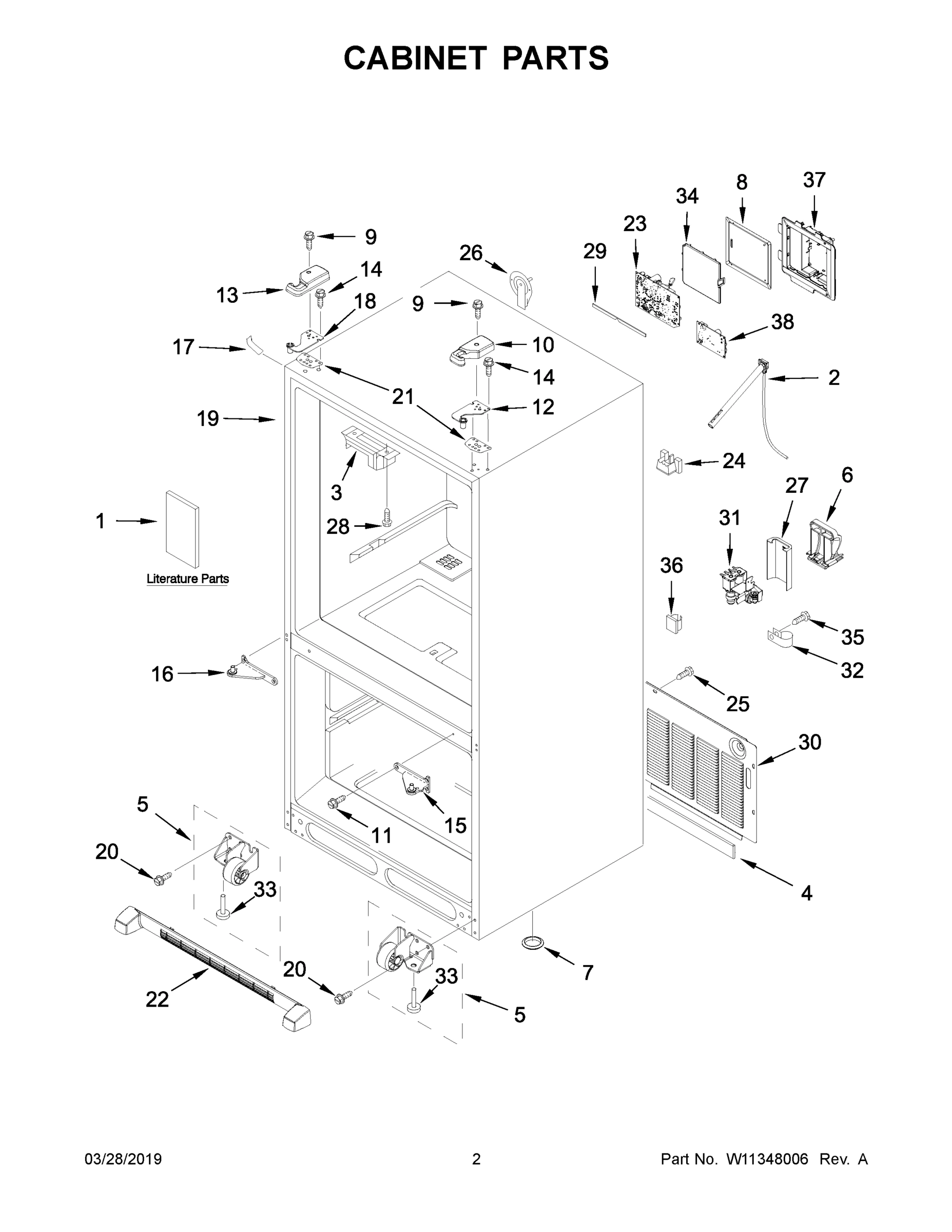 02 - CABINET PARTS