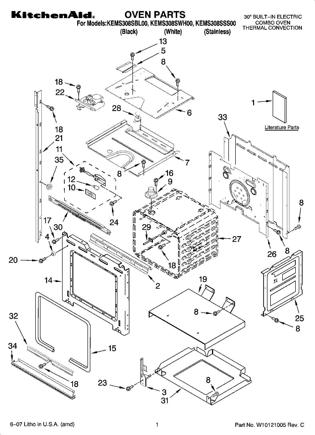 01 - OVEN PARTS