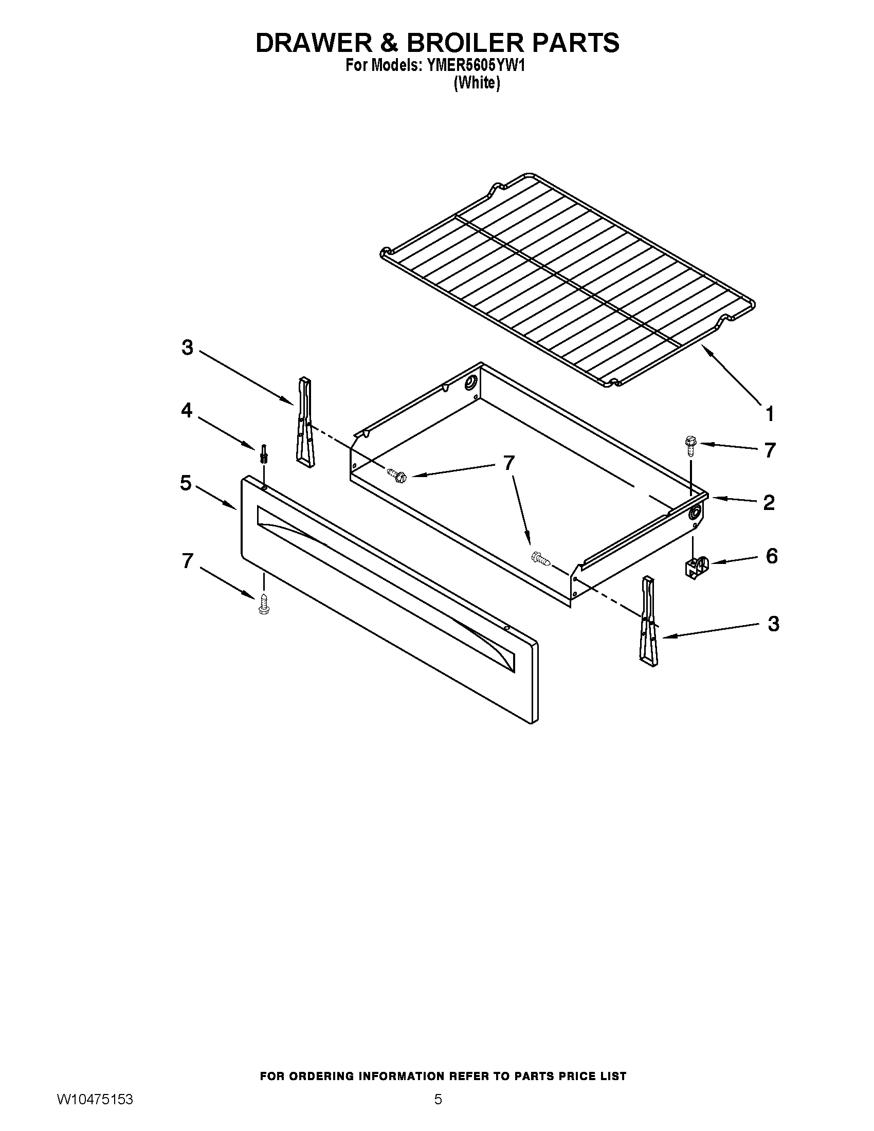 04 - DRAWER & BROILER PARTS