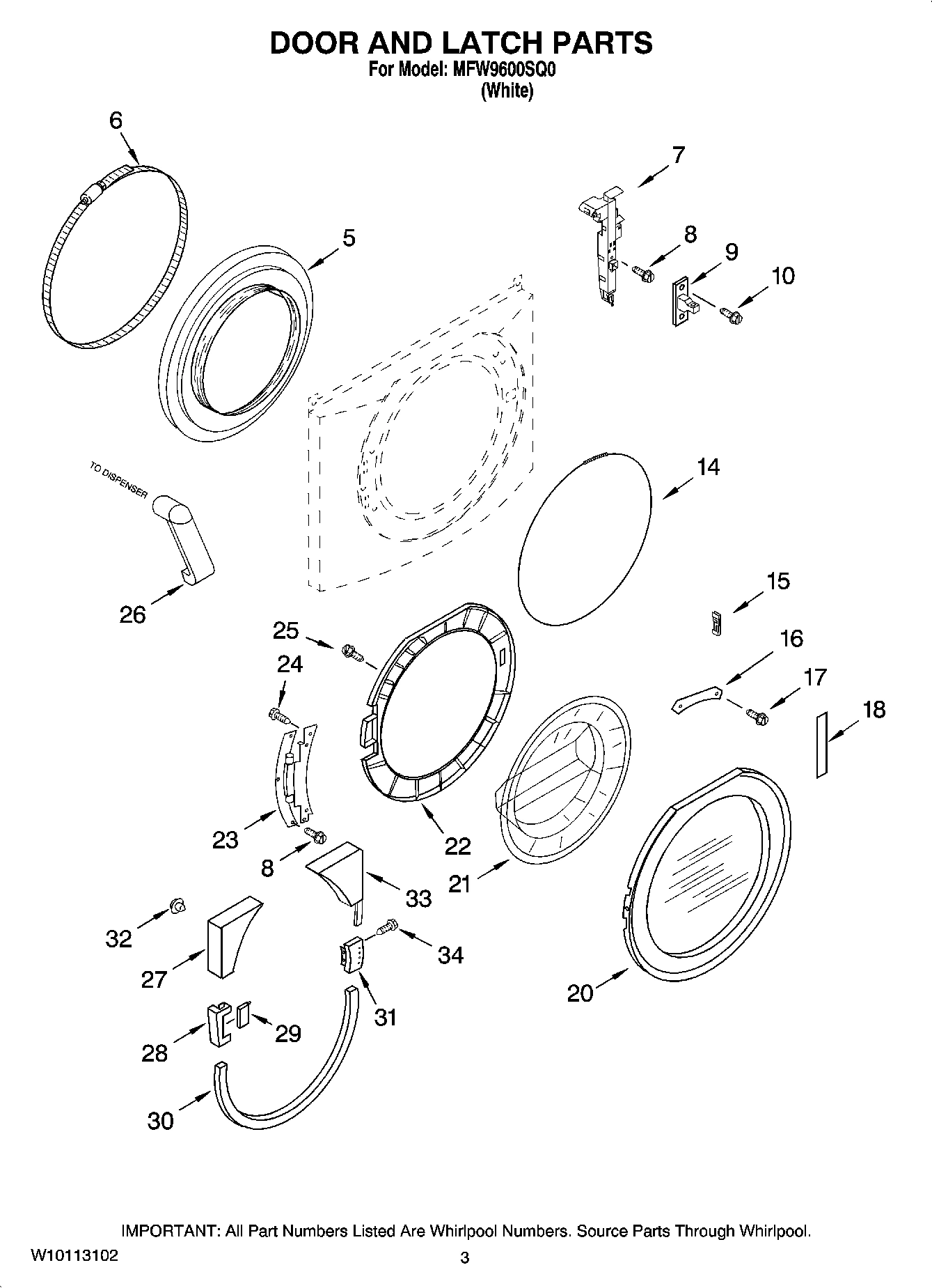 02 - DOOR AND LATCH PARTS