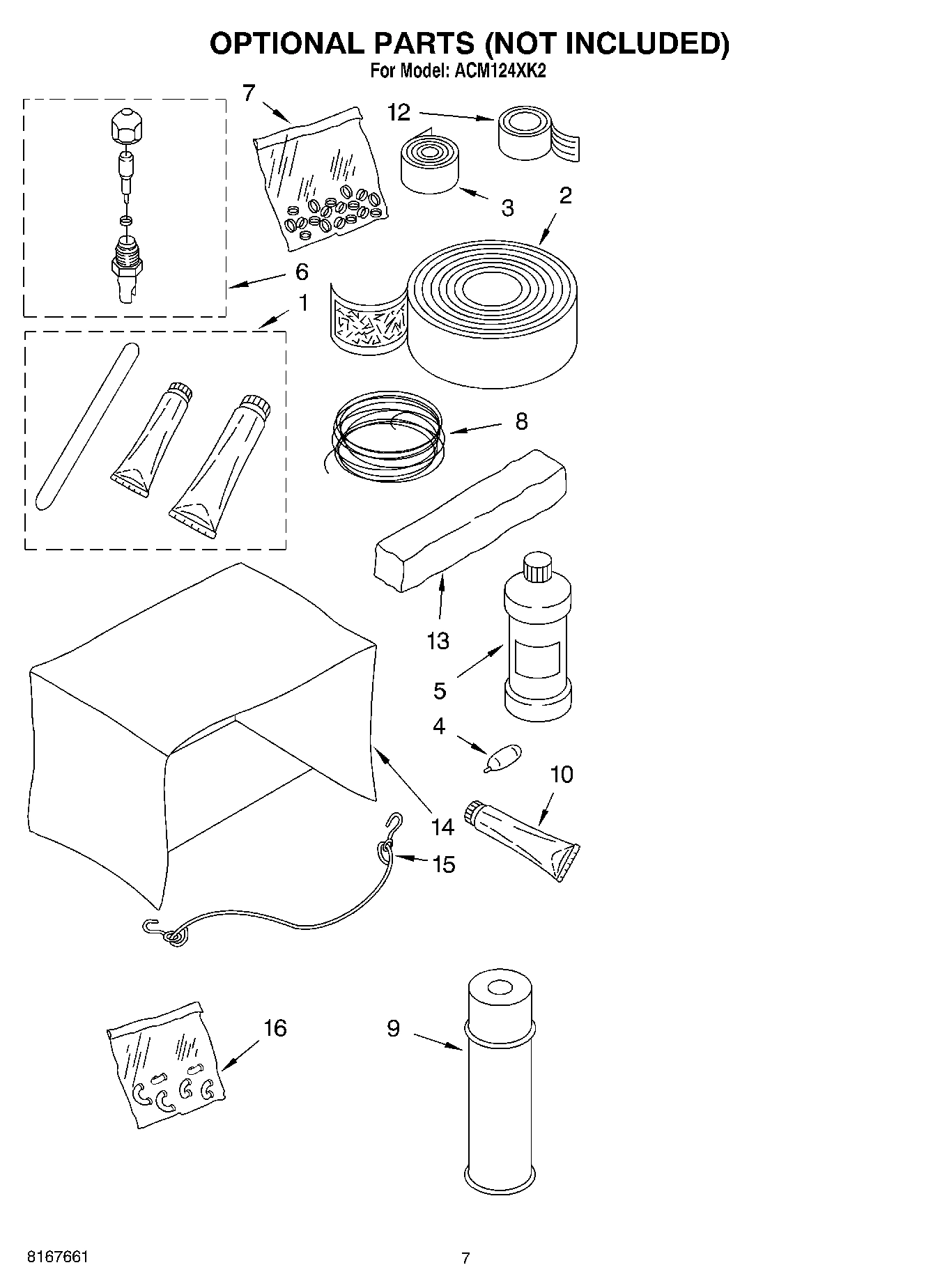 04 - OPTIONAL  PARTS (NOT INCLUDED)