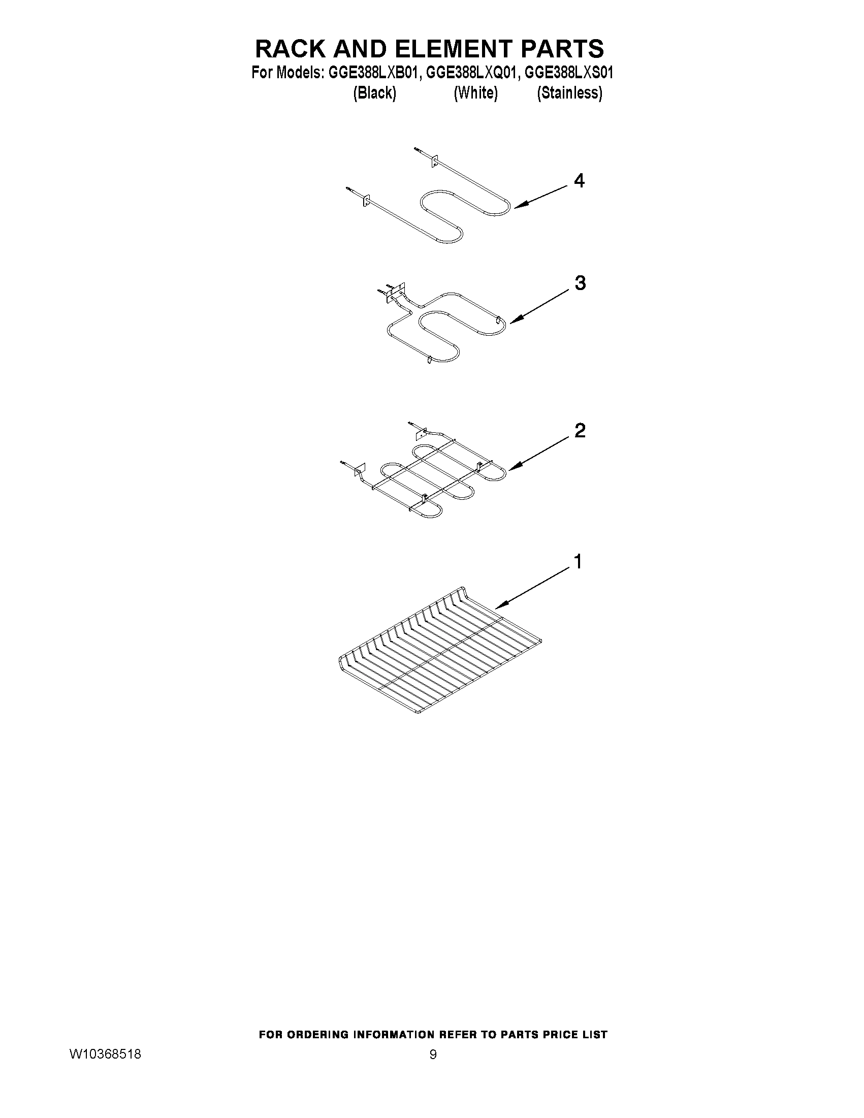 06 - RACK AND ELEMENT PARTS