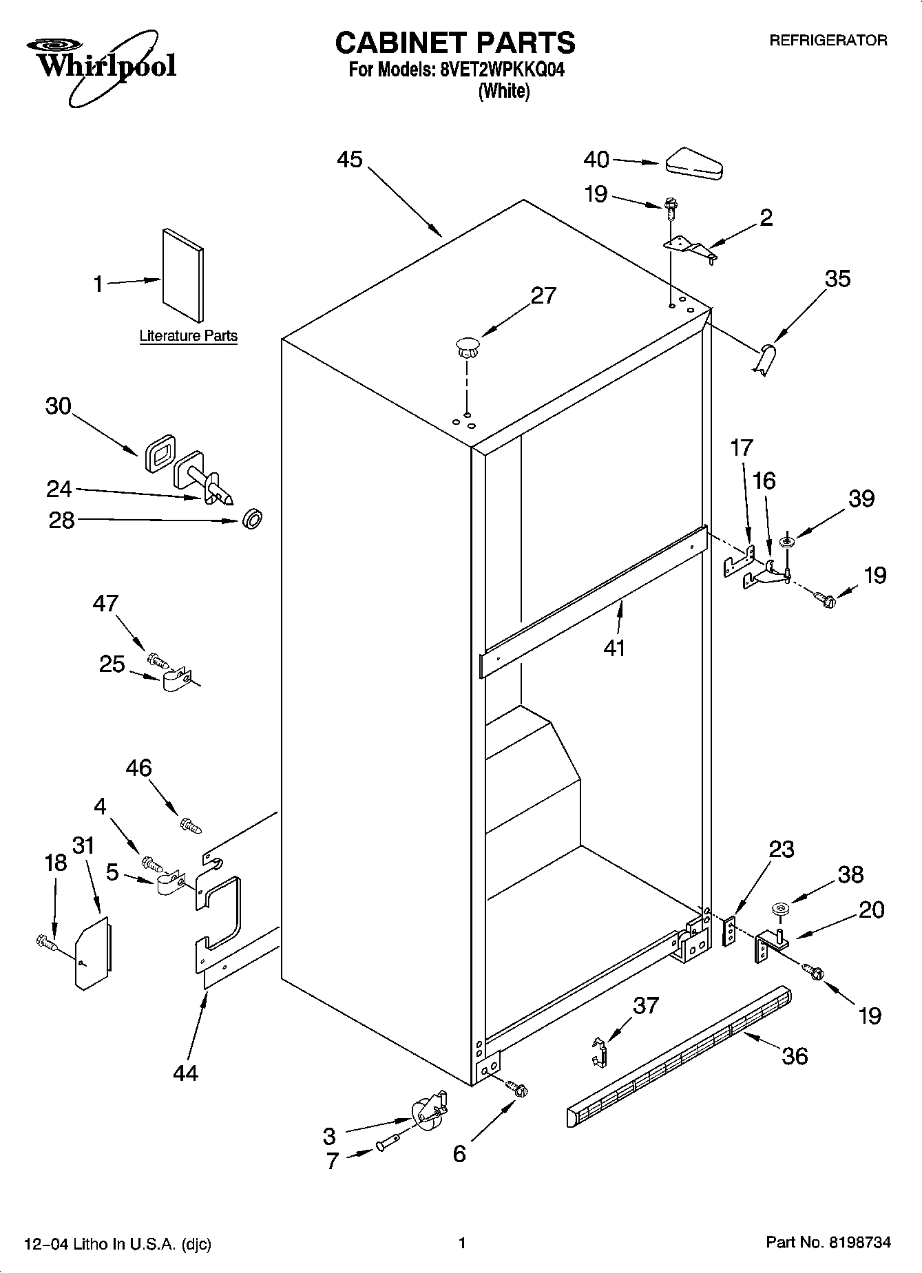 01 - CABINET PARTS