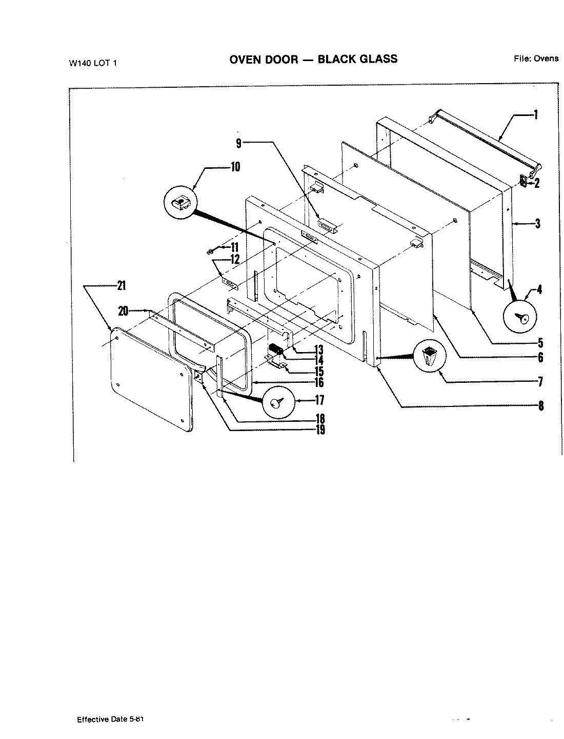 03 - DOOR (BLACK GLASS)