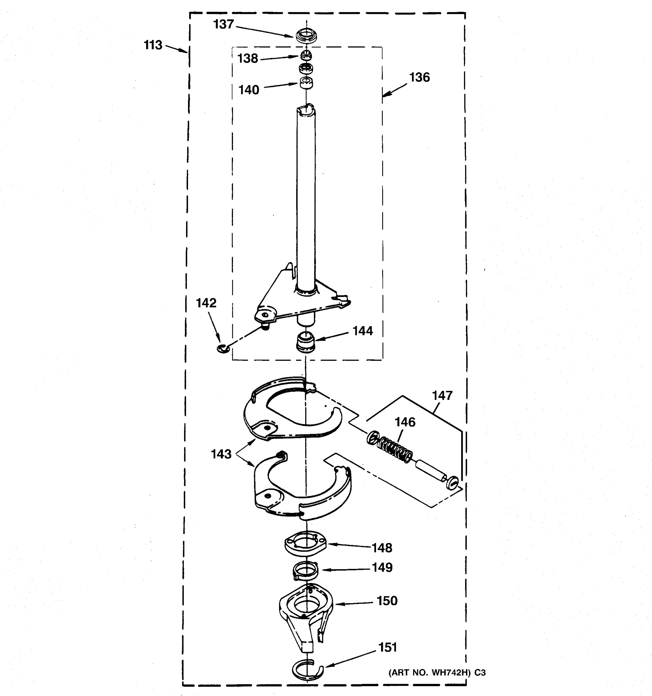 BRAKE & DRIVE ASSEMBLY