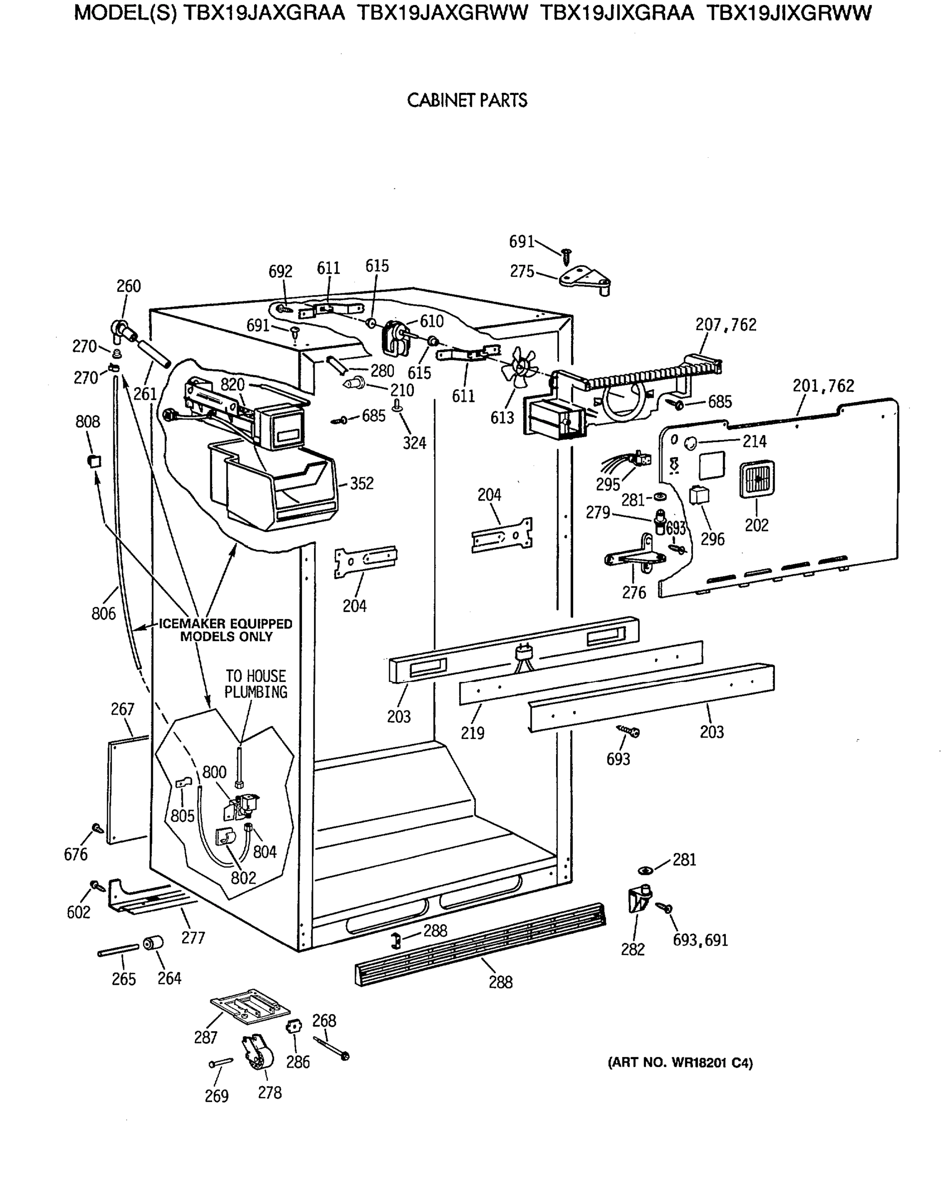 CABINET PARTS