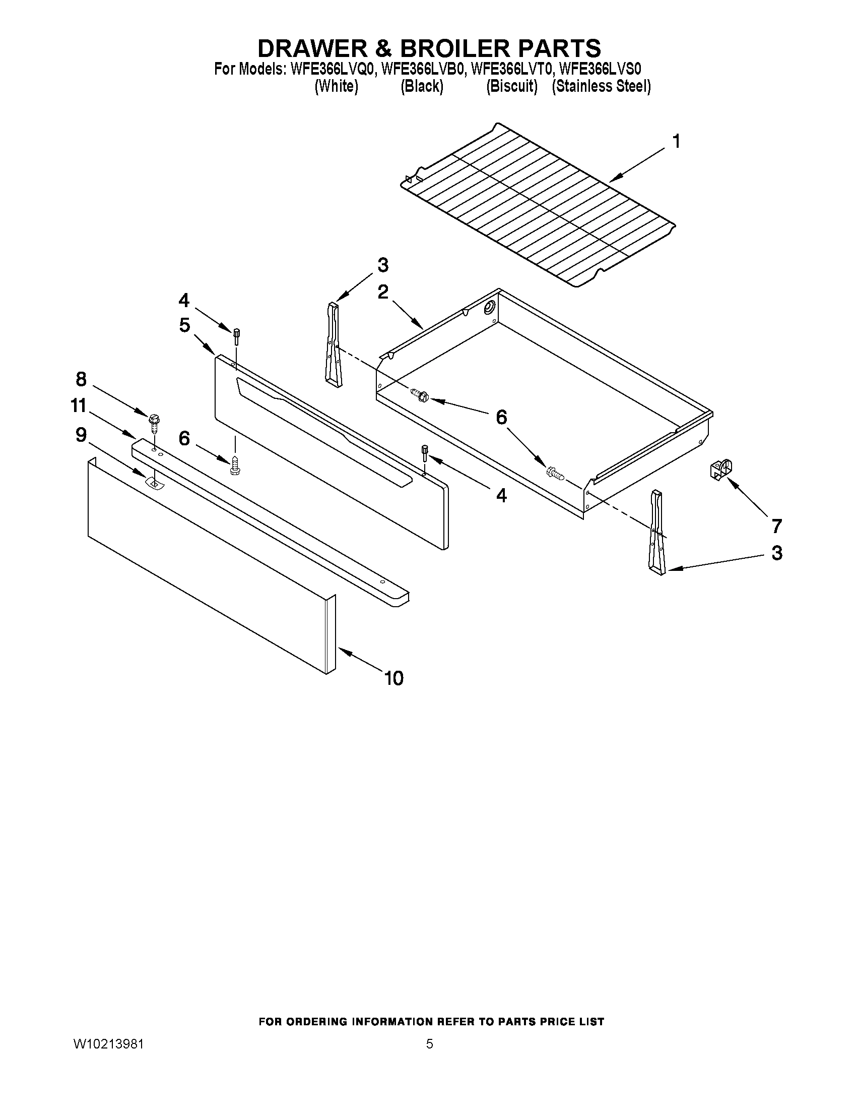 04 - DRAWER & BROILER PARTS