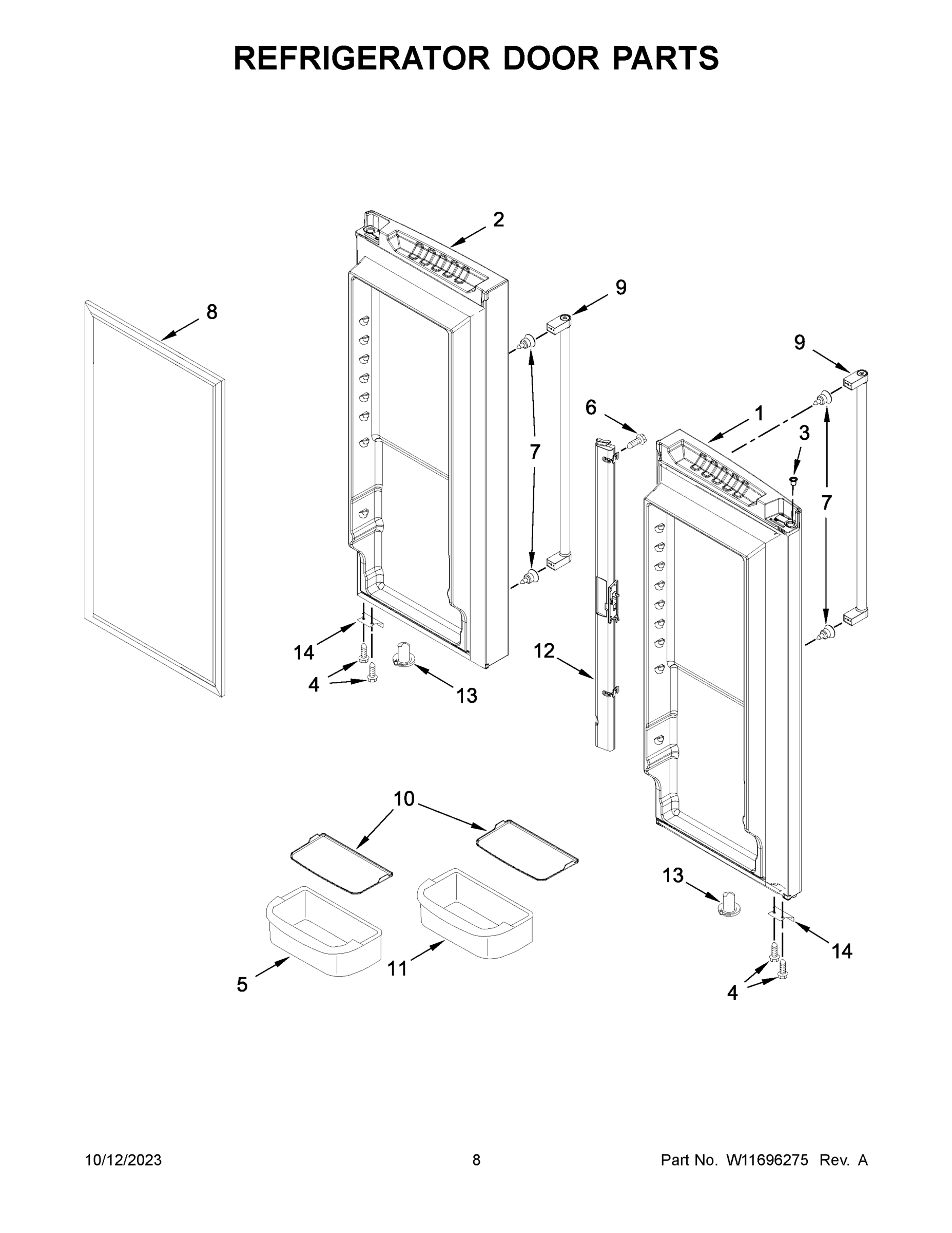 05 - REFRIGERATOR DOOR PARTS