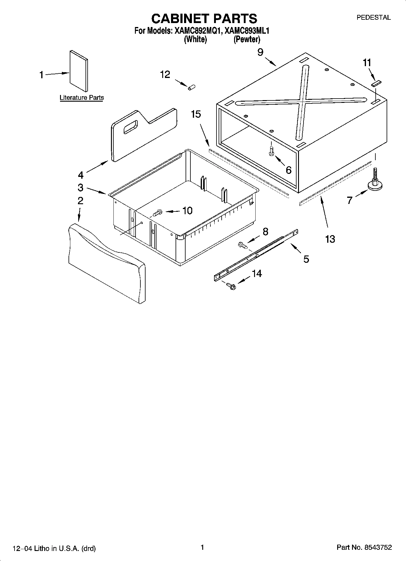 01 - CABINET PARTS