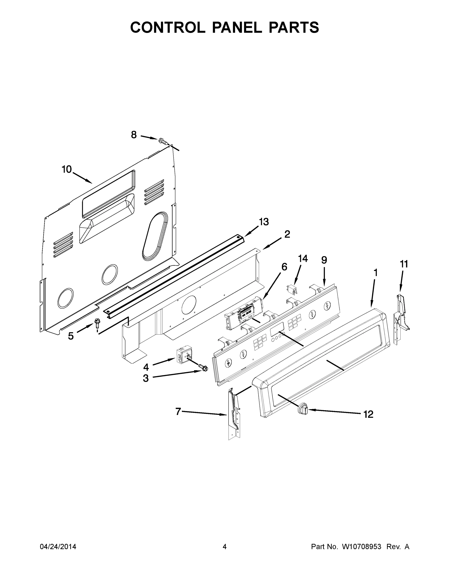 03 - CONTROL PANEL PARTS