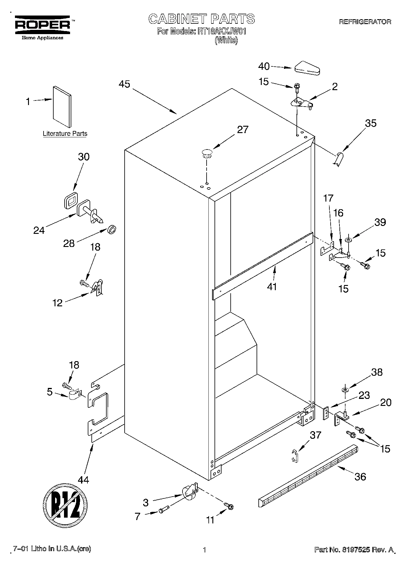 01 - CABINET, LITERATURE