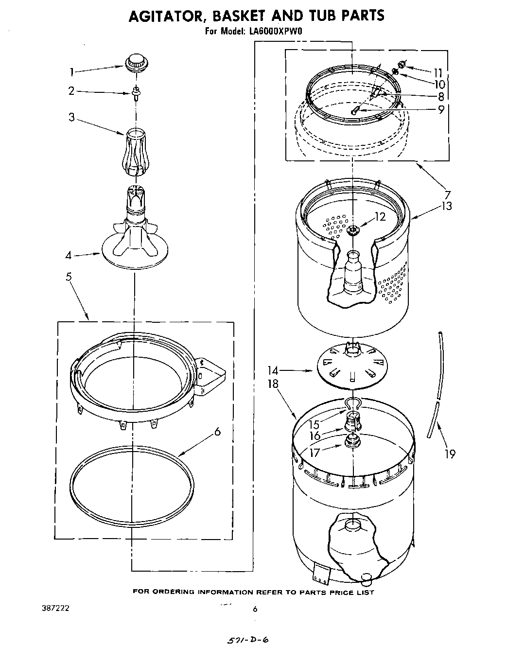 04 - AGITATOR, BASKET AND TUB