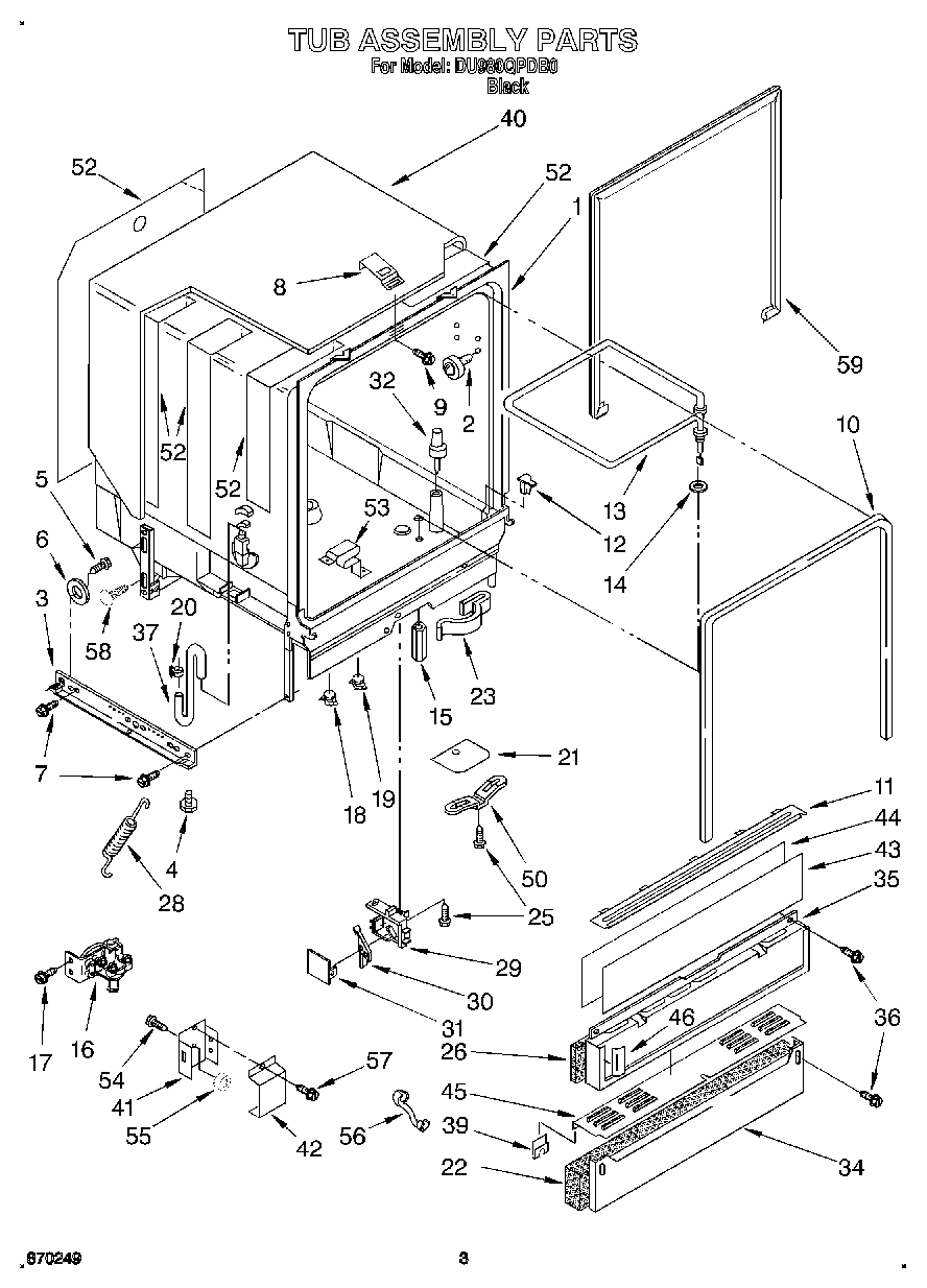 03 - TUB ASSEMBLY