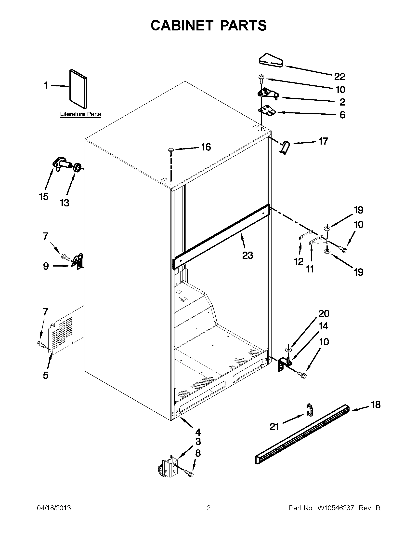 01 - CABINET PARTS