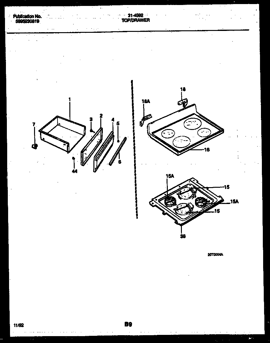 05 - COOKTOP AND DRAWER PARTS