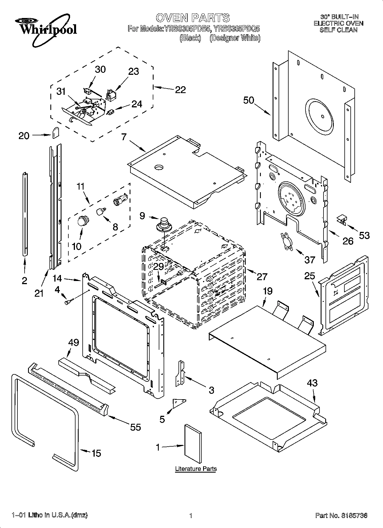 01 - OVEN PARTS