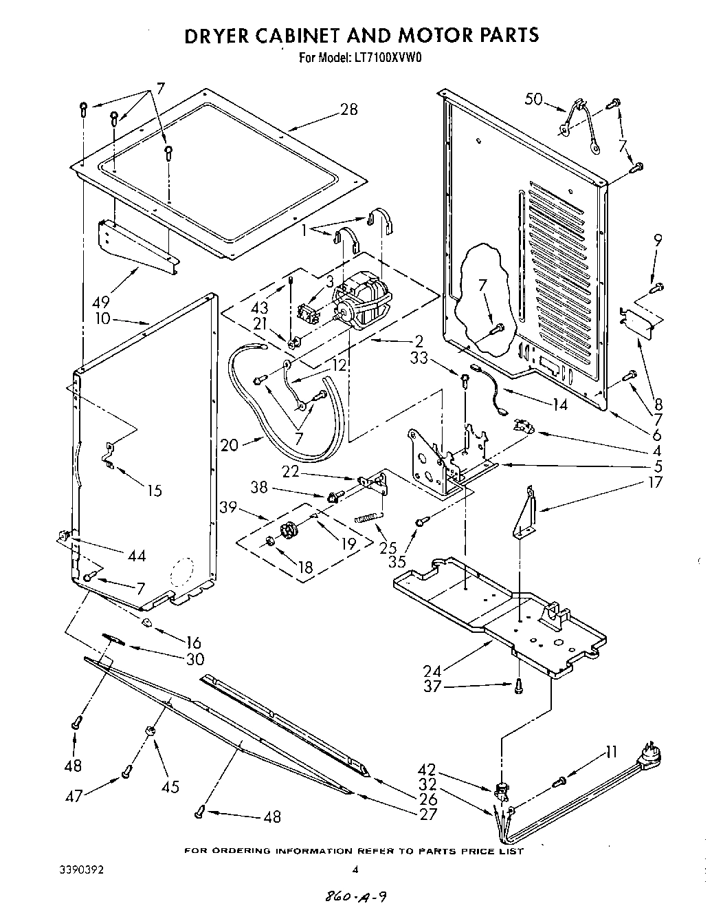04 - DRYER CABINET AND MOTOR