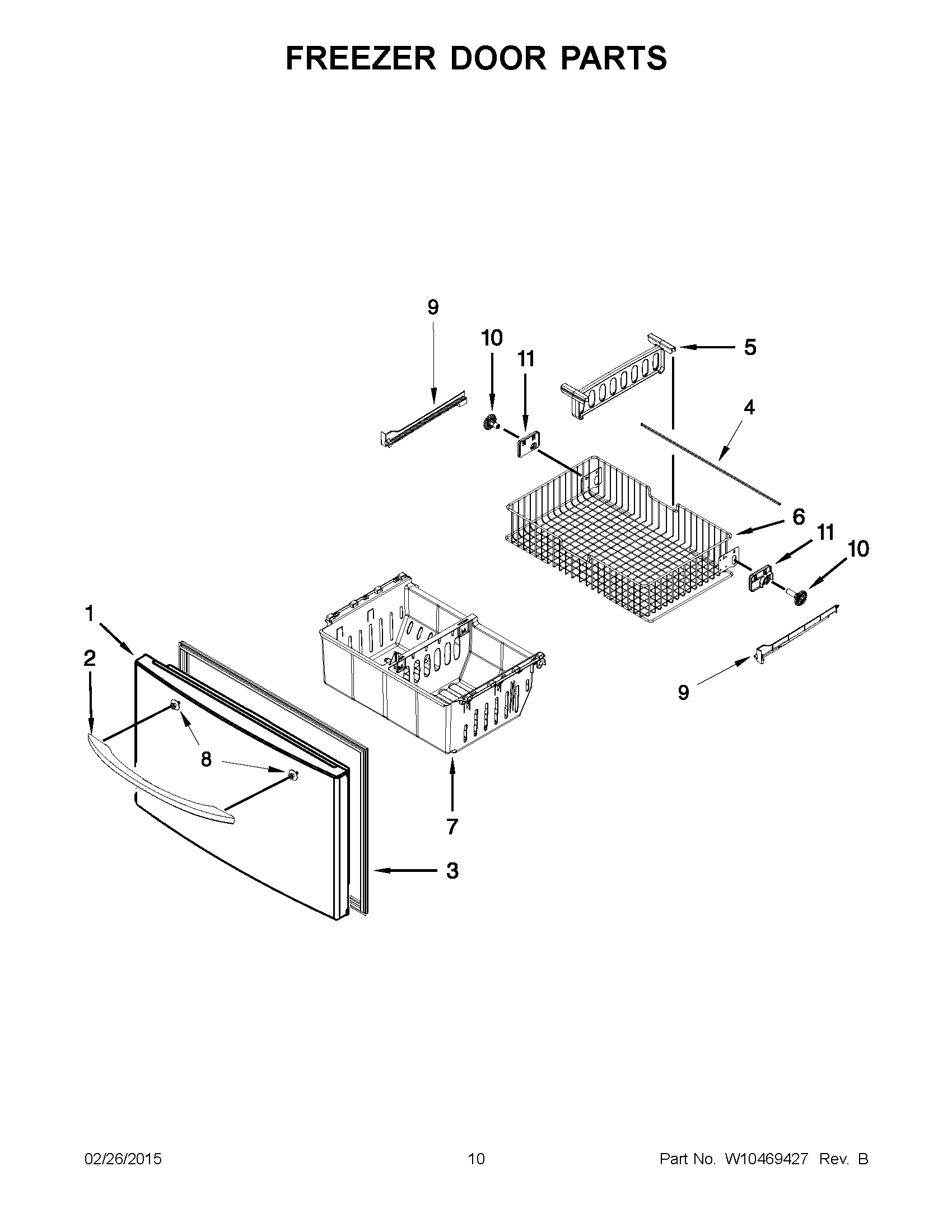 06 - FREEZER DOOR PARTS