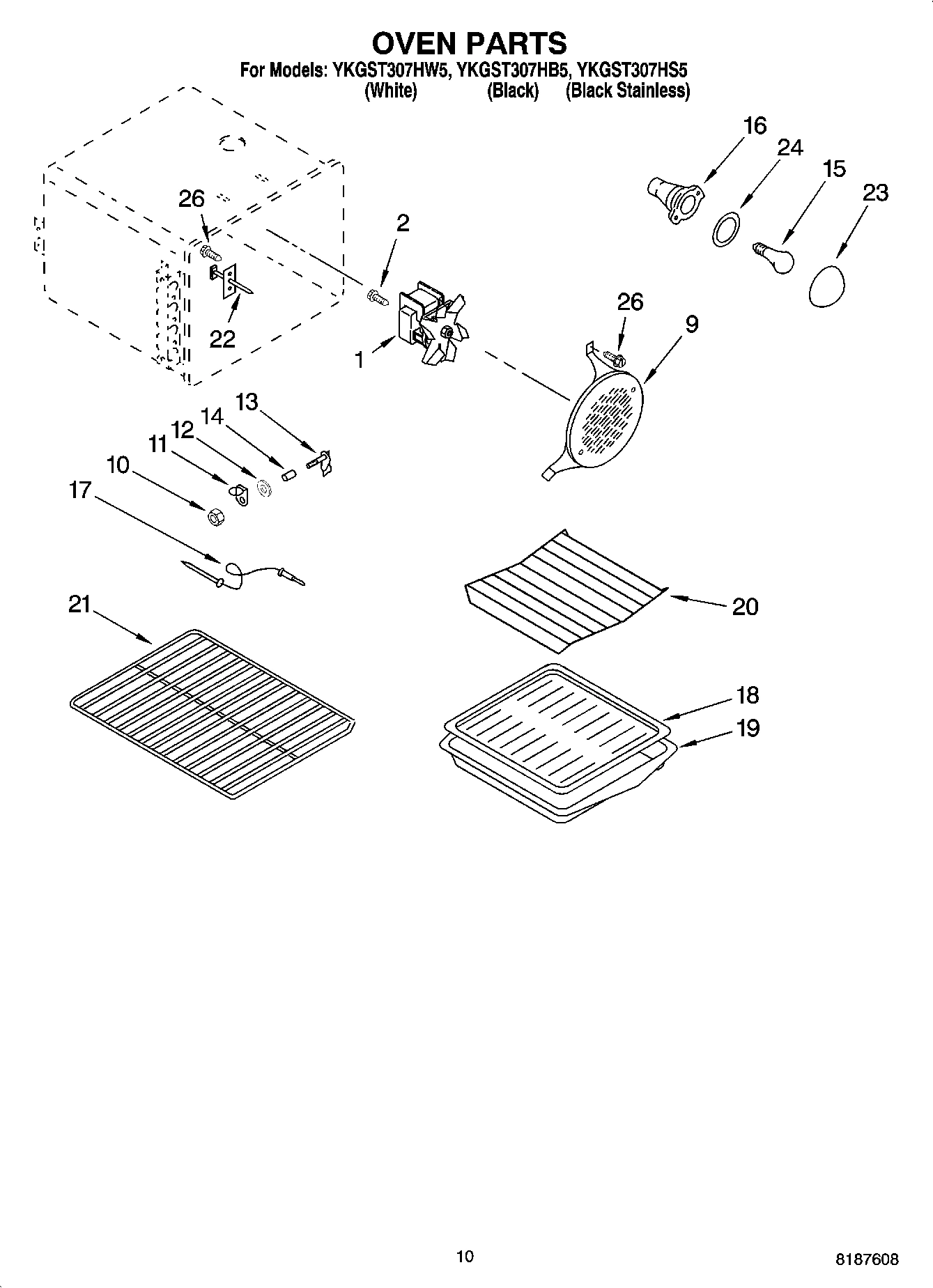 07 - OVEN PARTS