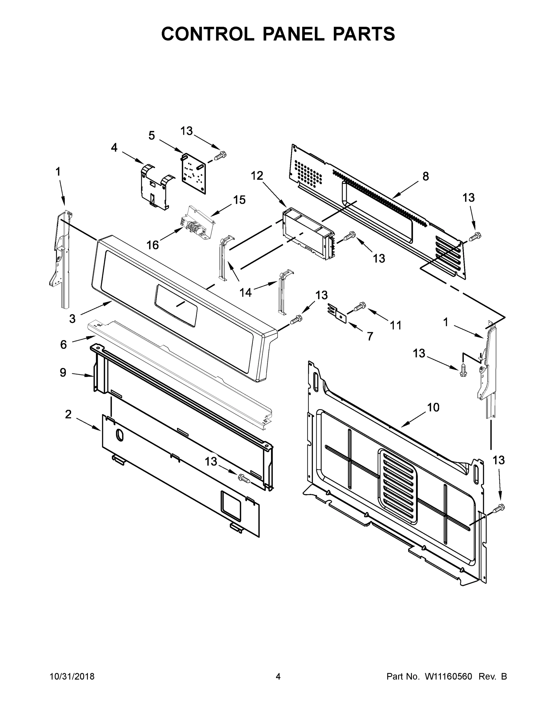 03 - CONTROL PANEL PARTS
