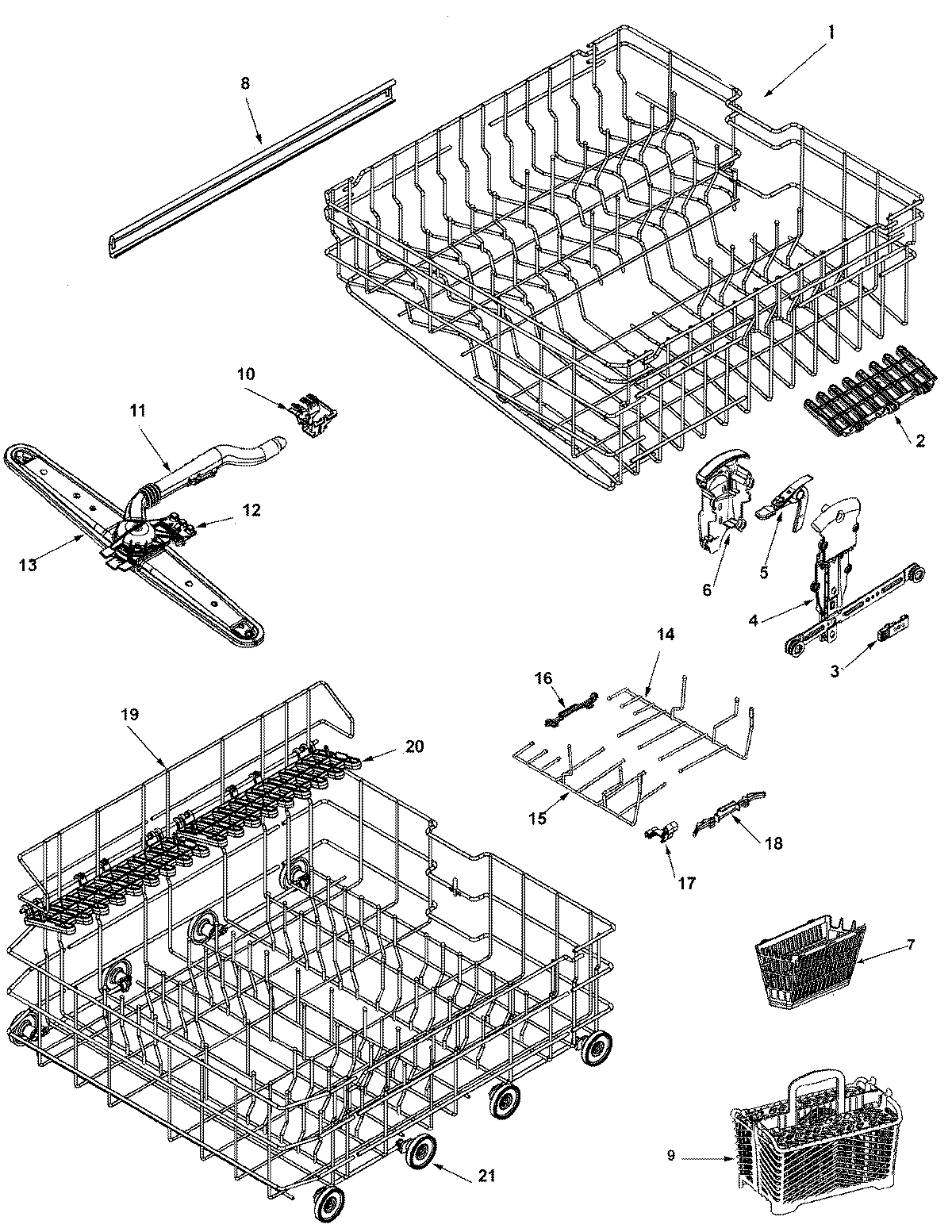 05 - TRACK & RACK ASSEMBLY