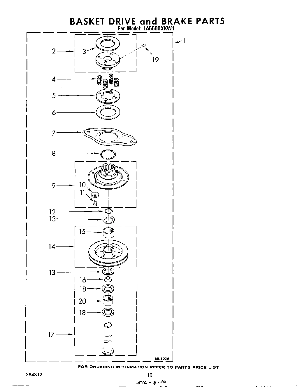 09 - BASKET DRIVE AND BRAKE