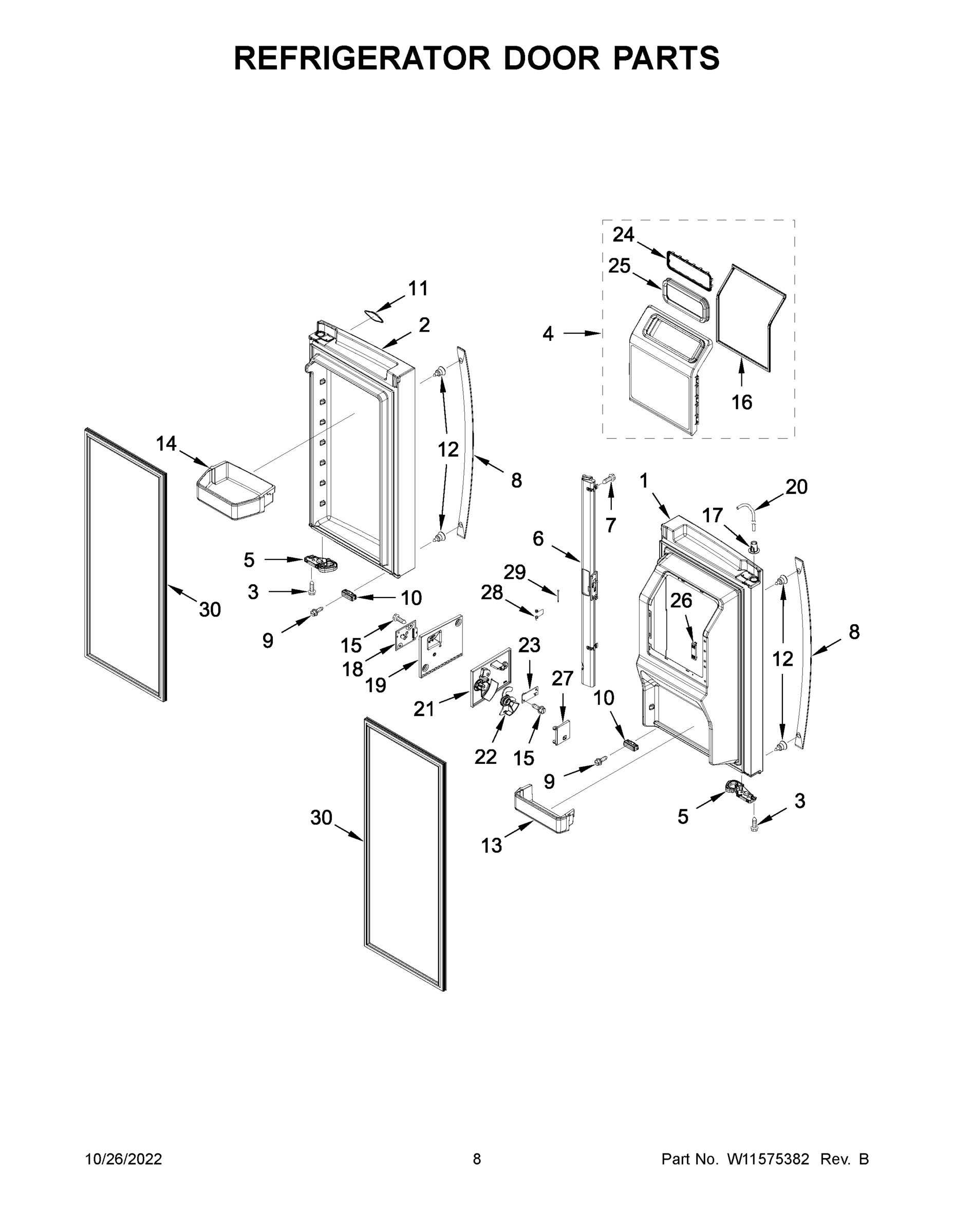 05 - REFRIGERATOR DOOR PARTS