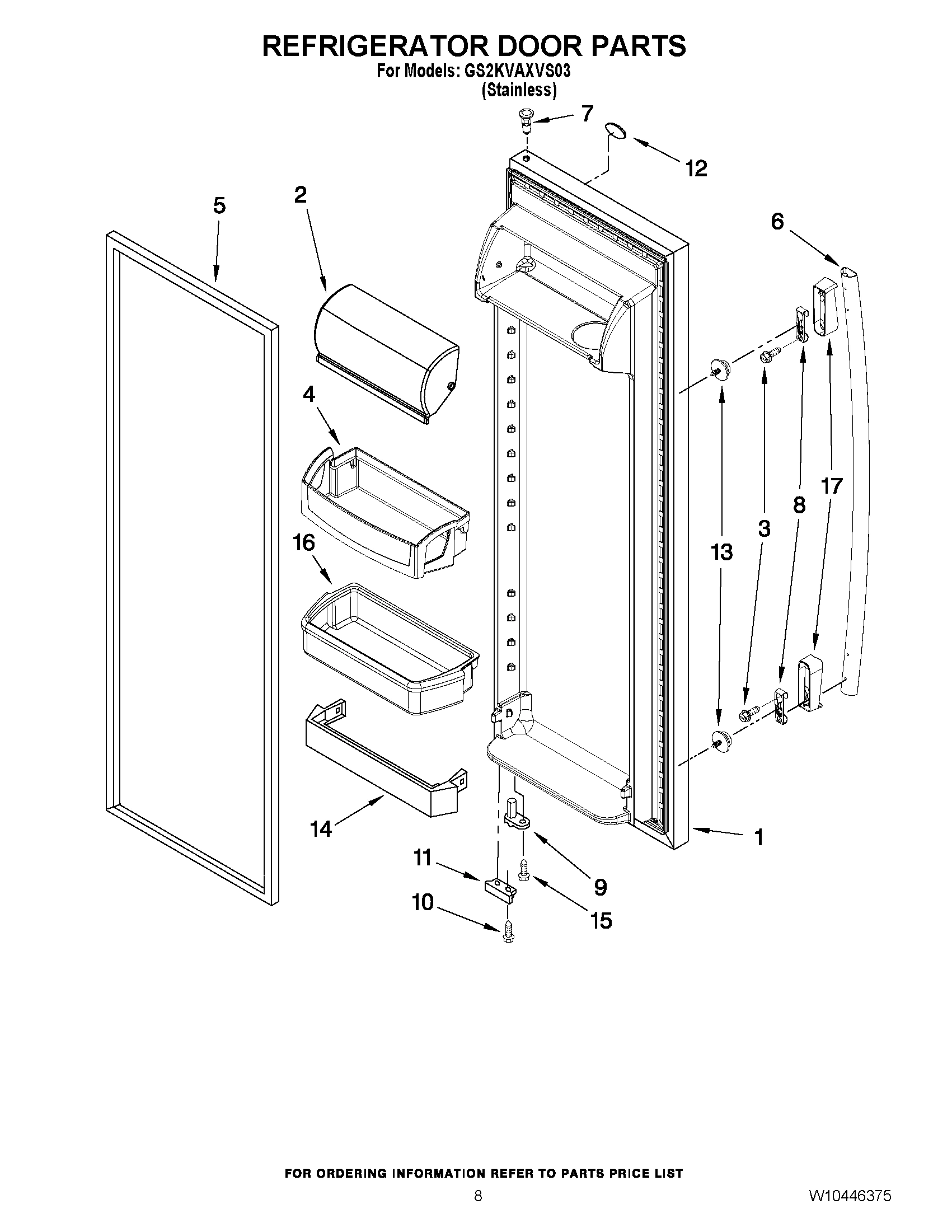 06 - REFRIGERATOR DOOR PARTS