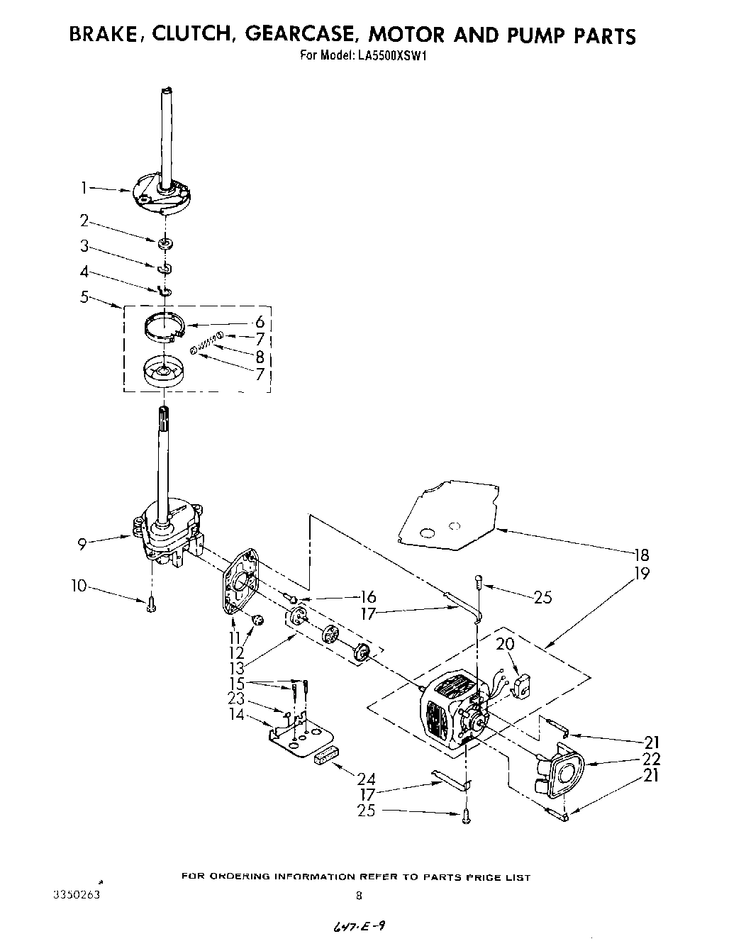 06 - BRAKE, CLUTCH, GEARCASE, MOTOR AND PUMP