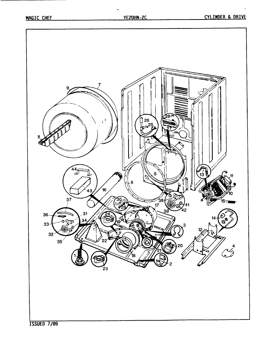 02 - CYLINDER & DRIVE (REV. A-C)