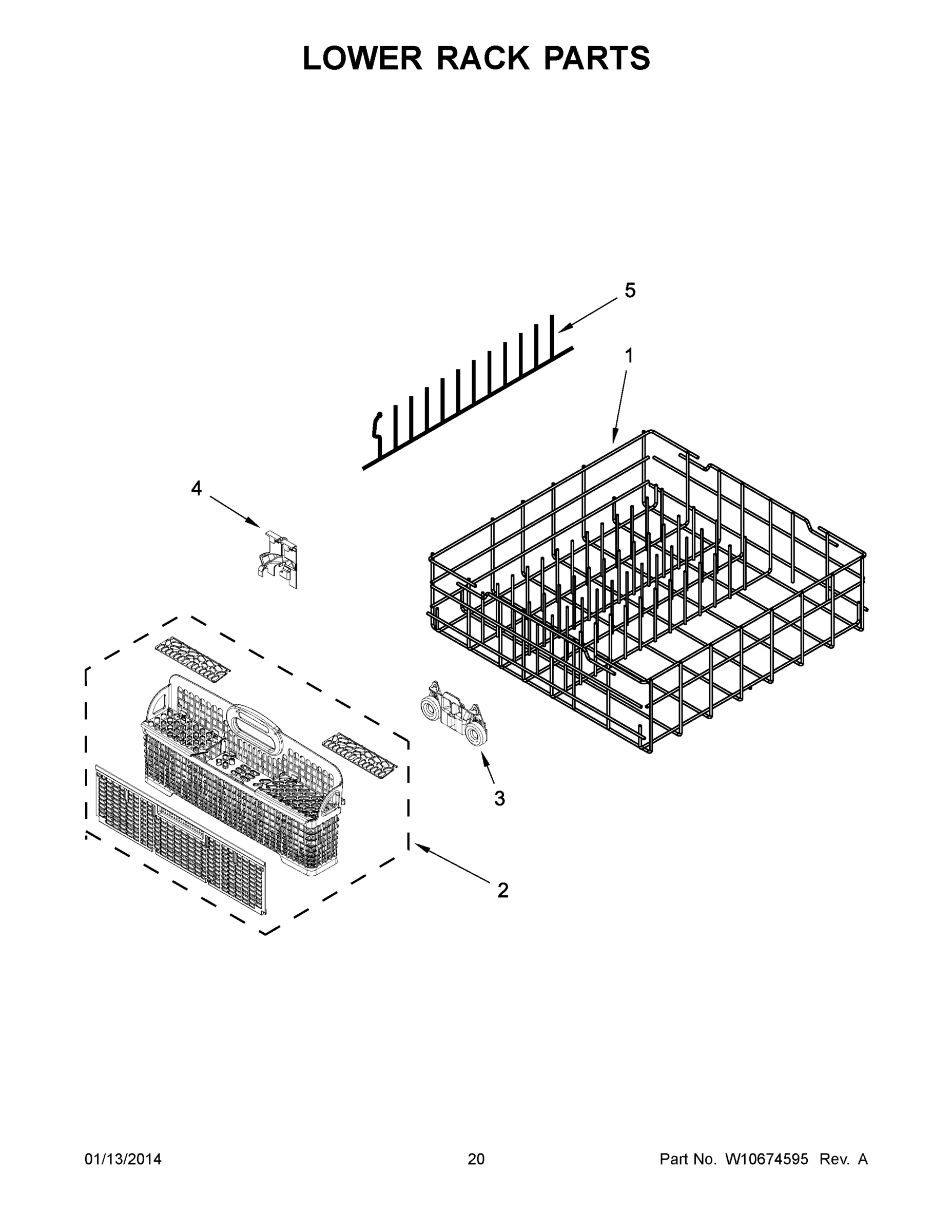 11 - LOWER RACK PARTS