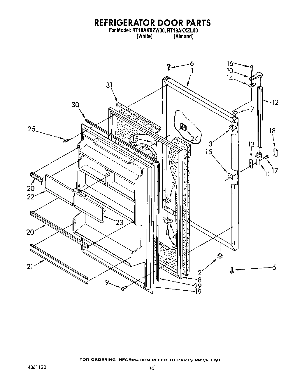 08 - REFRIGERATOR DOOR, LIT/OPTIONAL