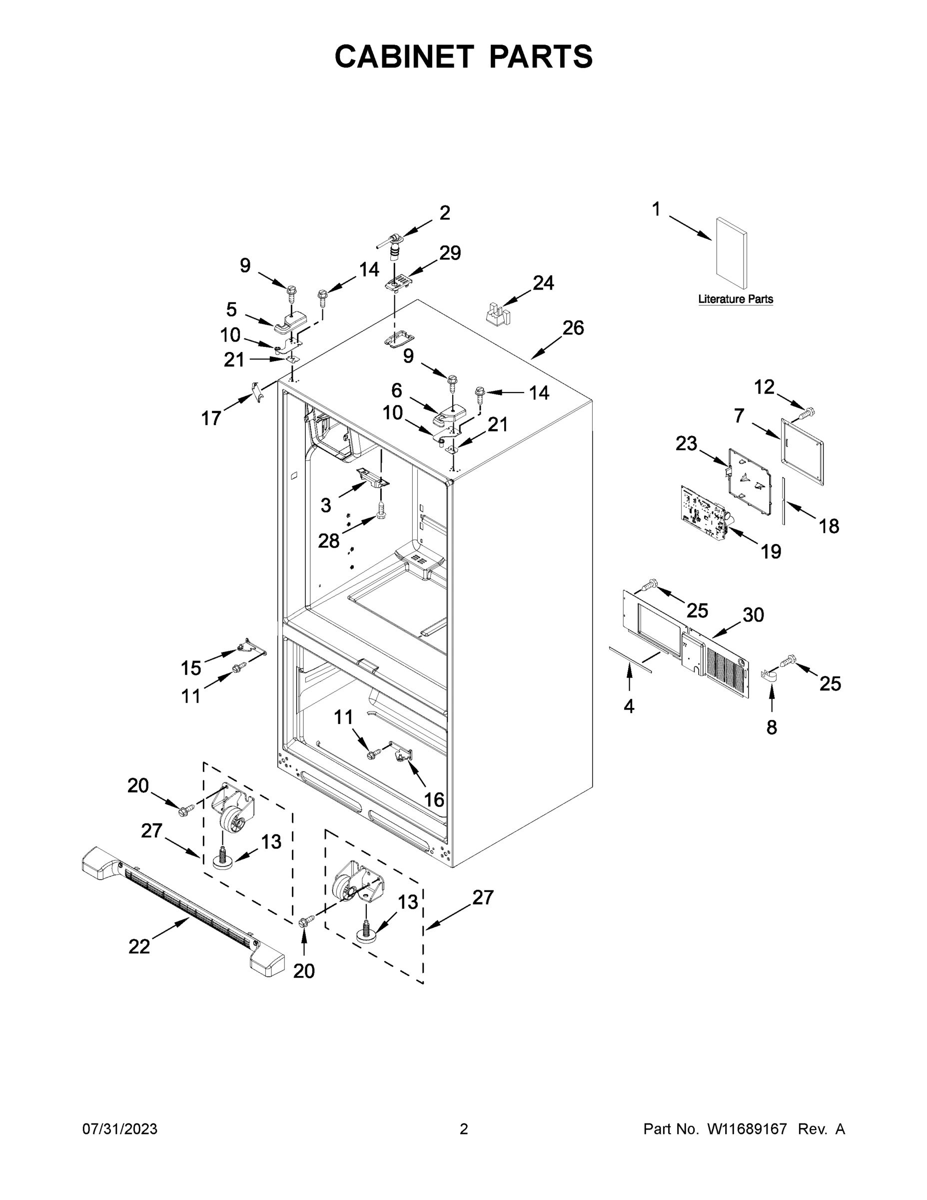 02 - CABINET PARTS