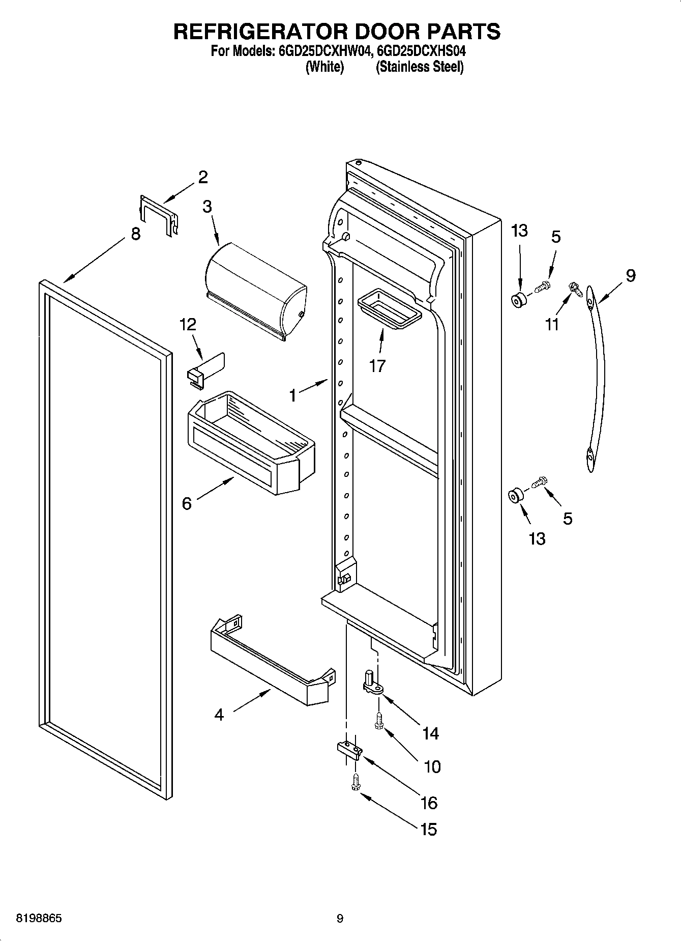 06 - REFRIGERATOR DOOR PARTS