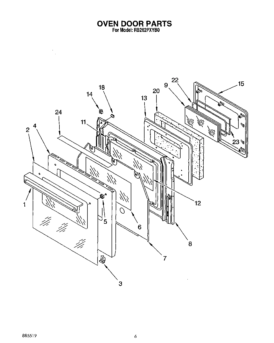 05 - OVEN DOOR, LITERATURE