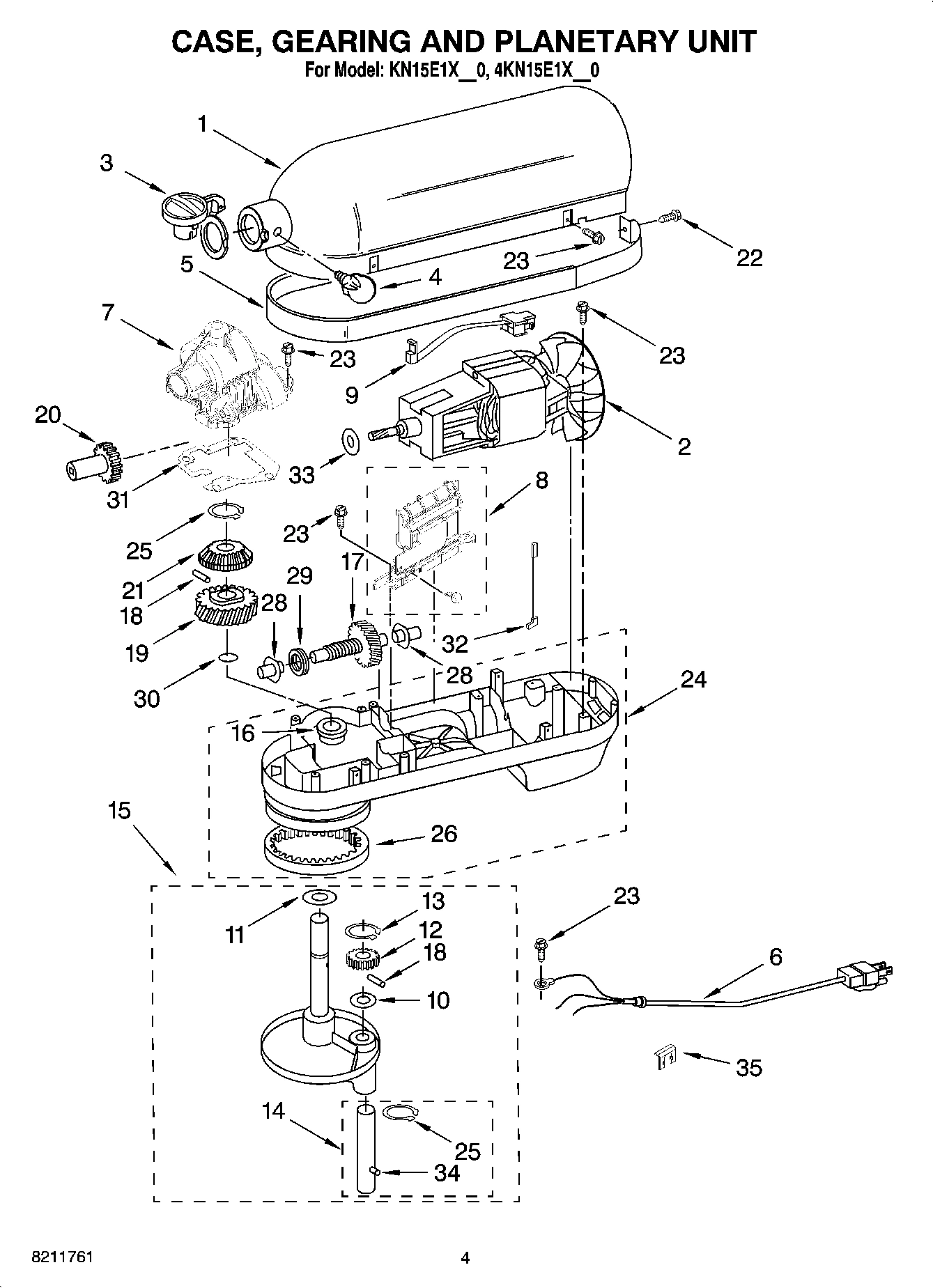 02 - CASE, GEARING AND PLANETARY UNIT